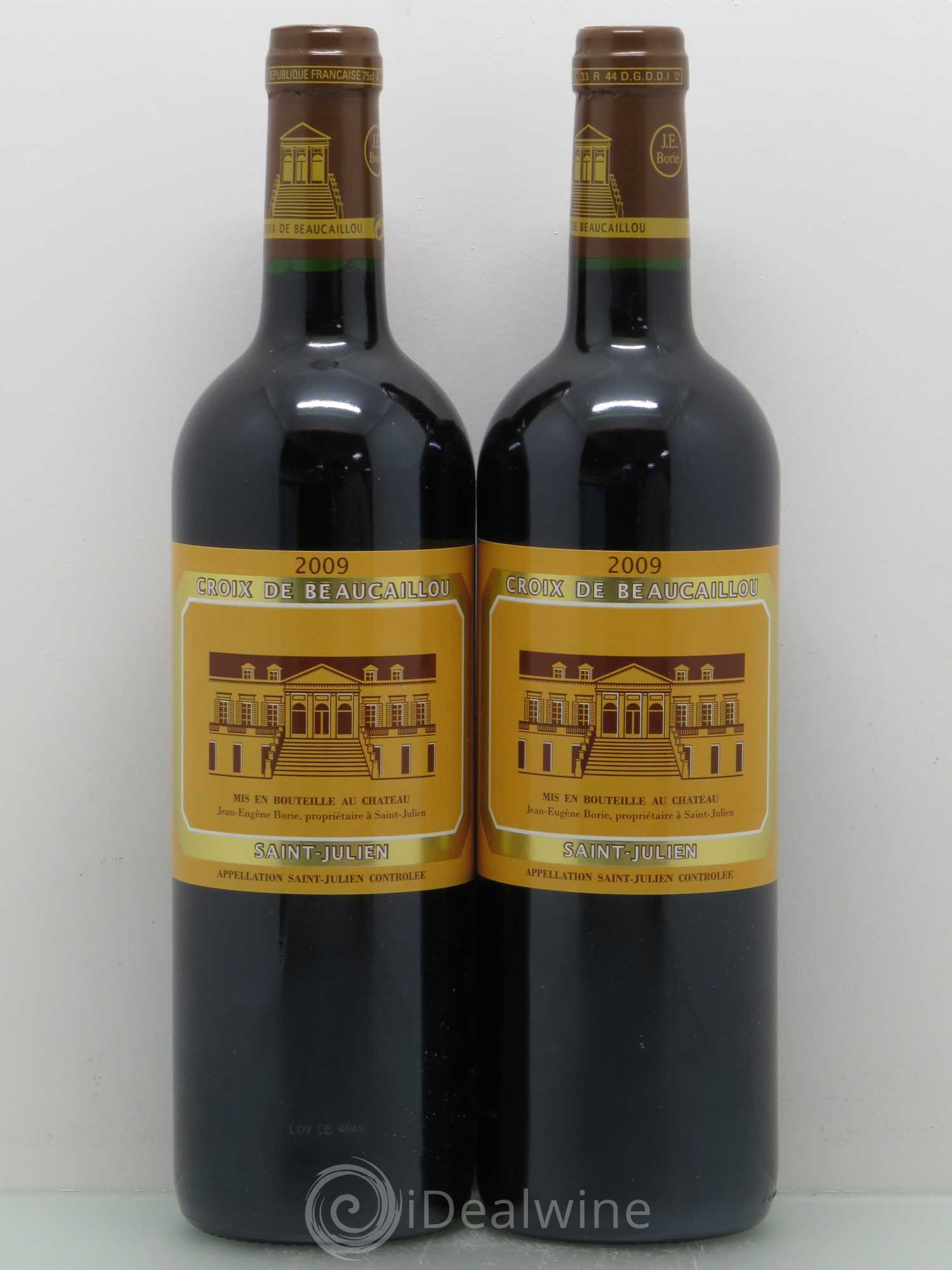 La Croix de Beaucaillou Second Vin 2009 - Lot de 2 bouteilles - 0