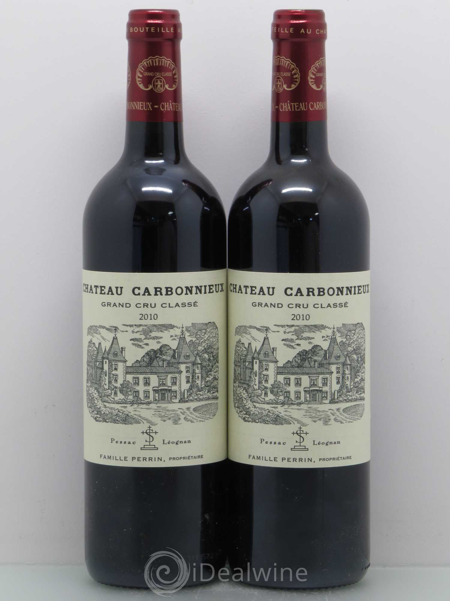 Château Carbonnieux Cru Classé de Graves 2010 - Lot de 2 bouteilles - 0