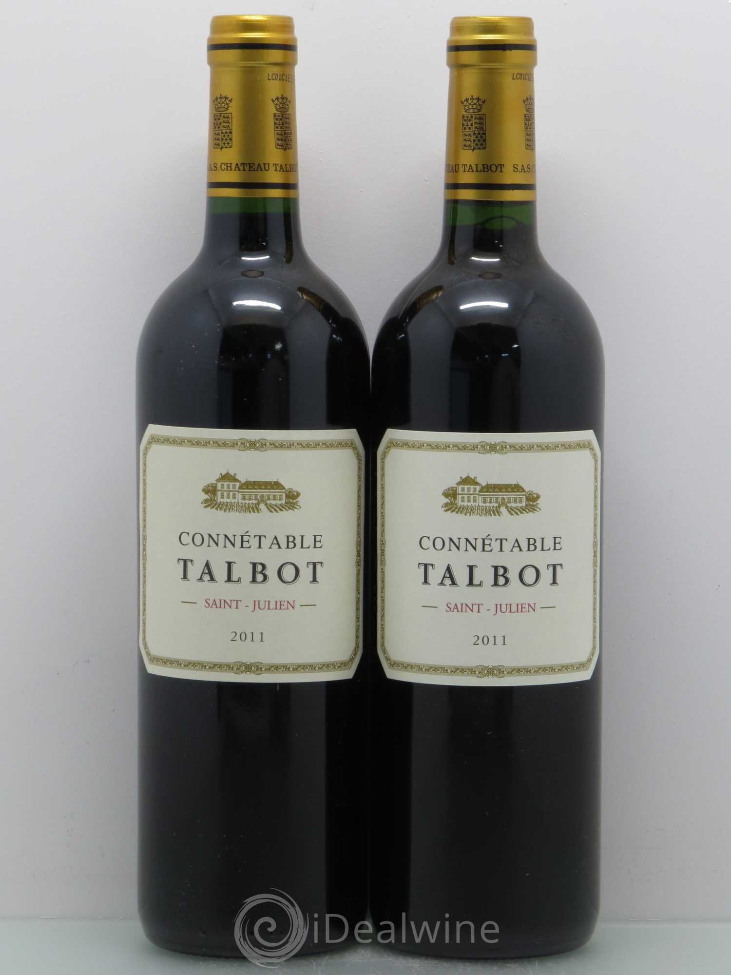 Connétable de Talbot Second Vin 2011 - Posten von 2 Flaschen - 0
