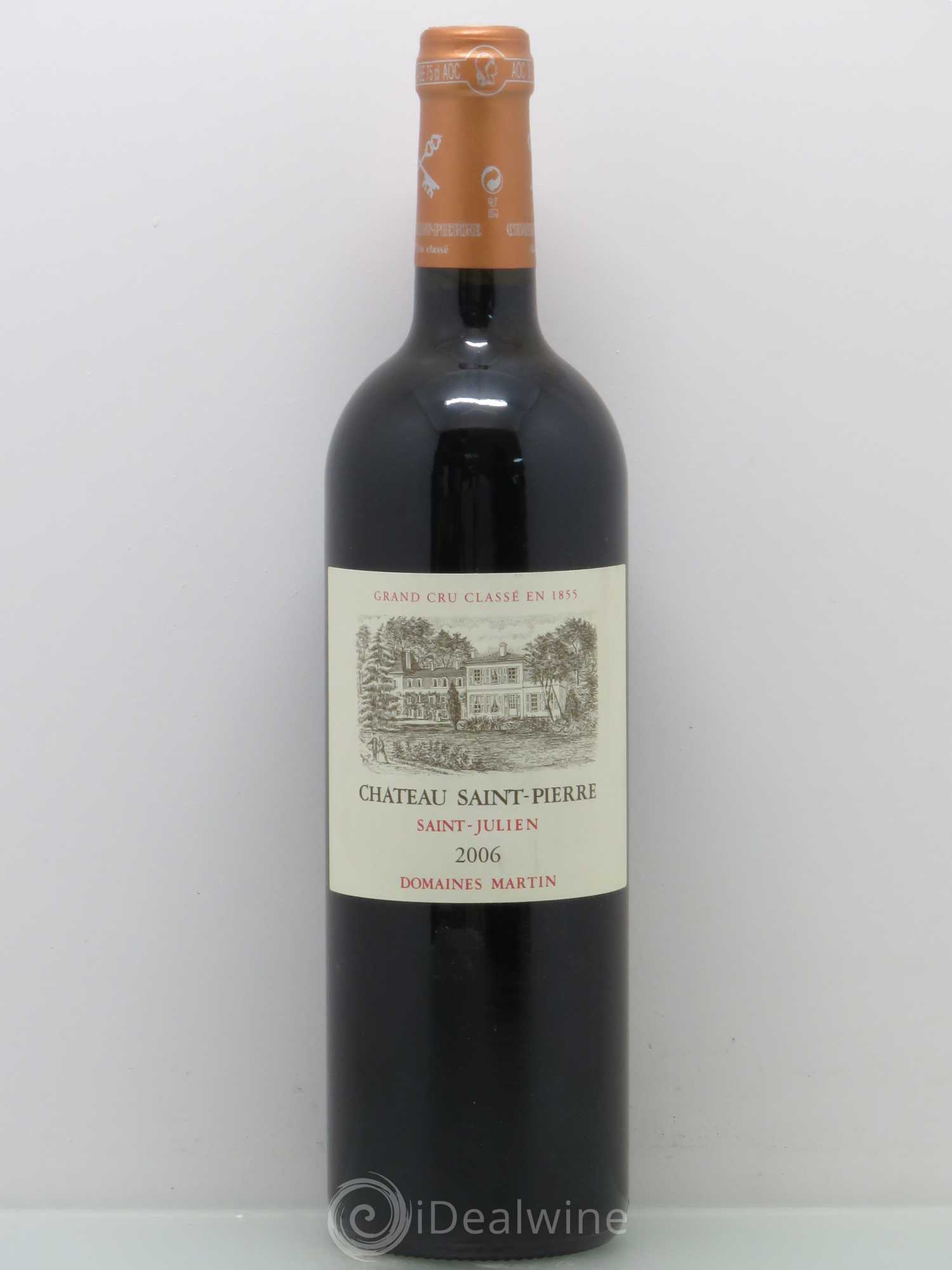 Château Saint-Pierre 4ème Grand Cru Classé 2006 - Lot de 1 bouteille - 0