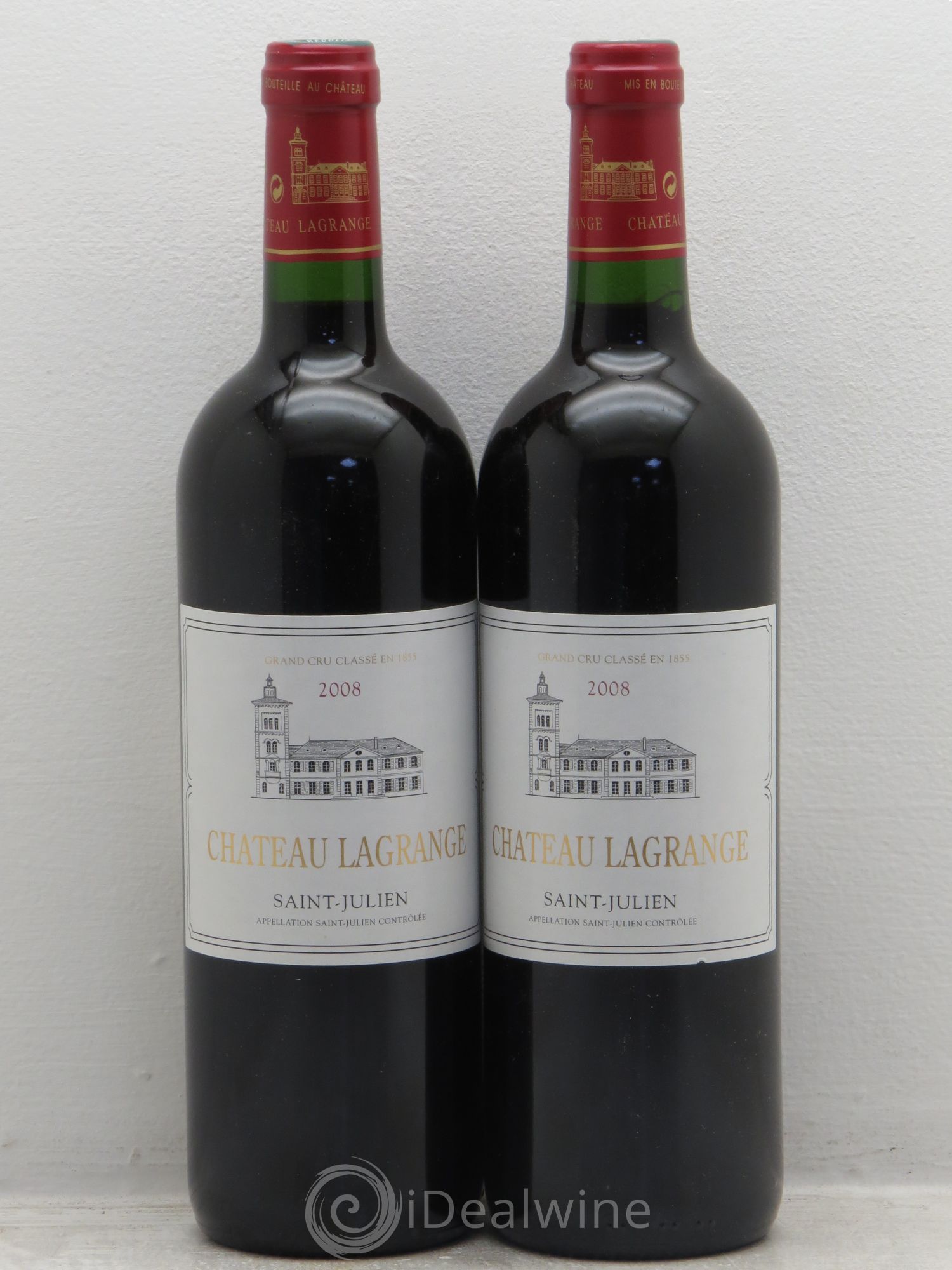 Château Lagrange 3ème Grand Cru Classé 2008 - Lot de 2 bouteilles - 0