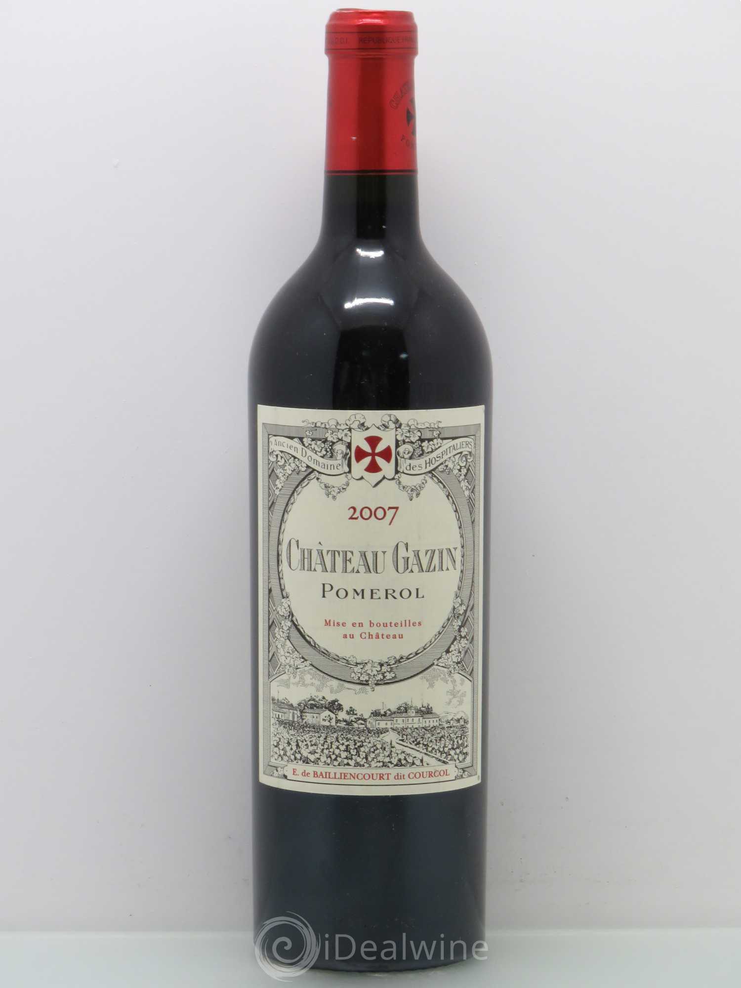 Château Gazin 2007 - Lot de 1 bouteille - 0