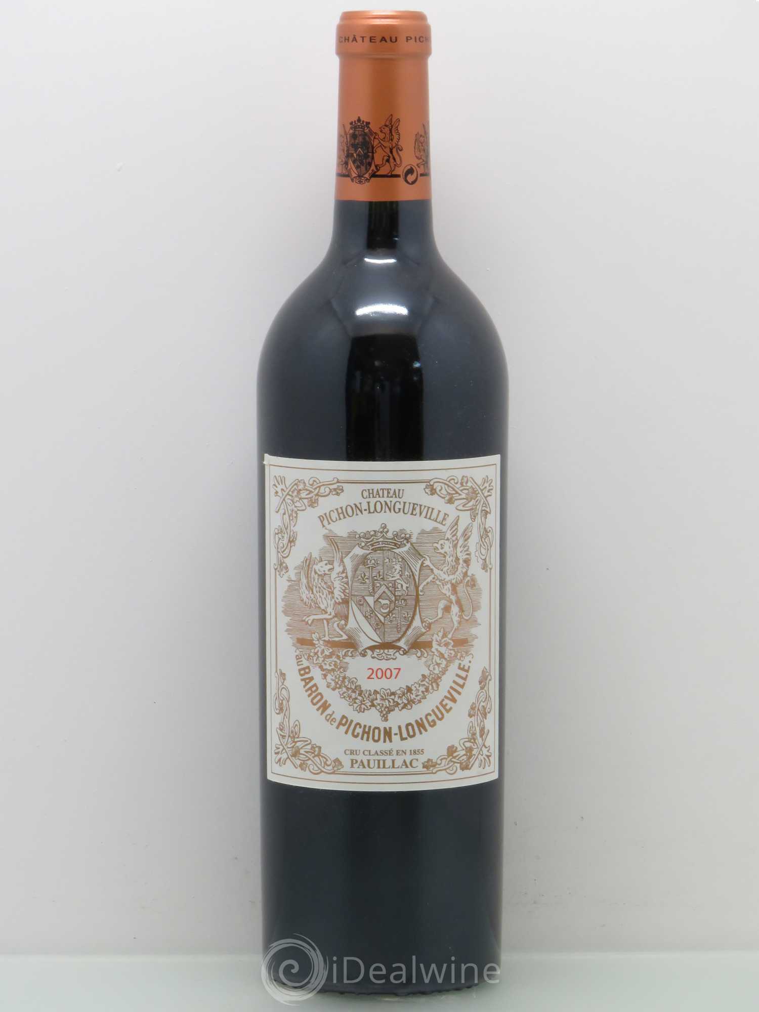 Pichon Longueville Baron 2ème Grand Cru Classé 2007 - Lot de 1 bouteille - 0