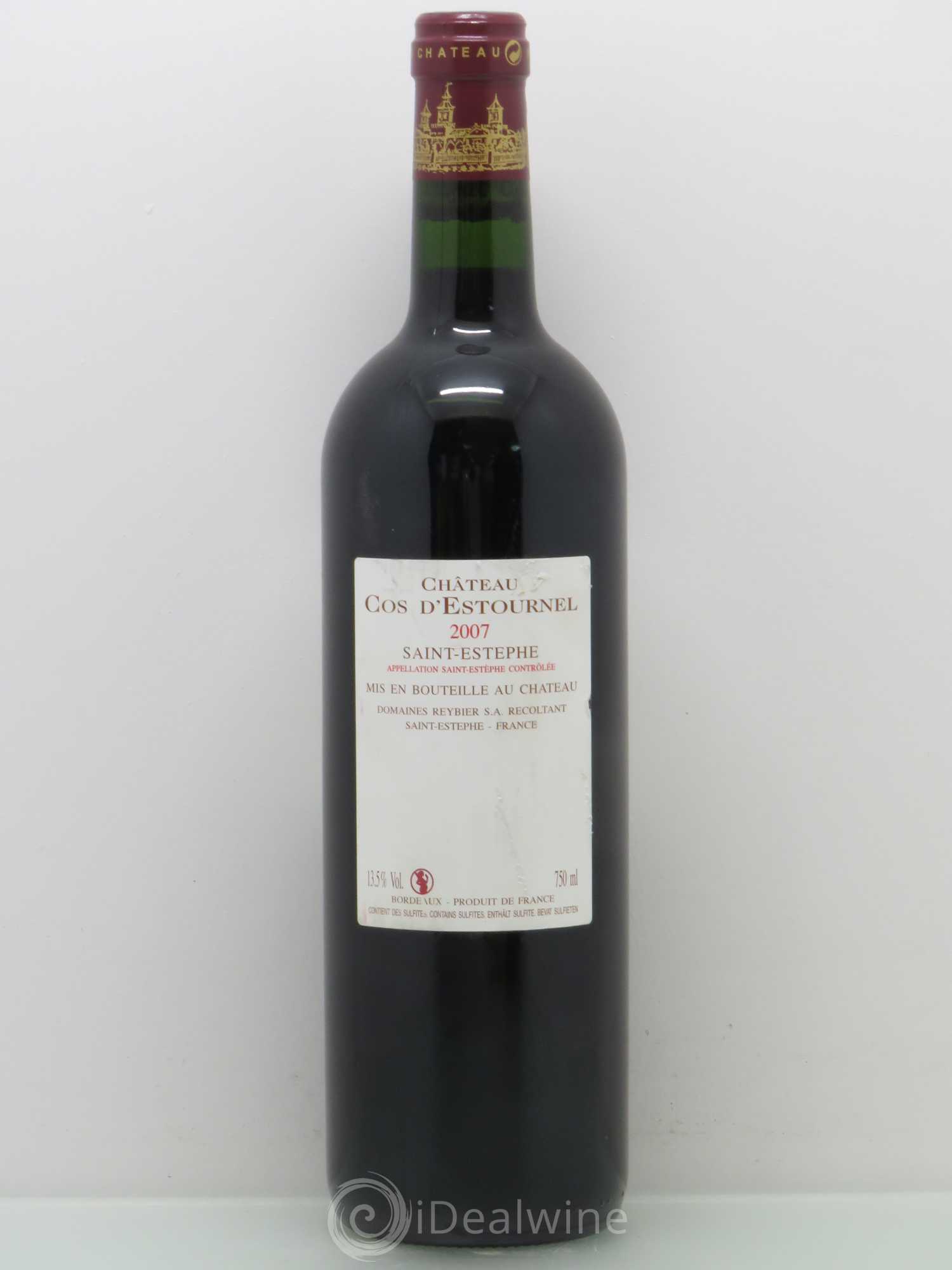 Cos d'Estournel 2ème Grand Cru Classé 2007 - Lot de 1 bouteille - 1