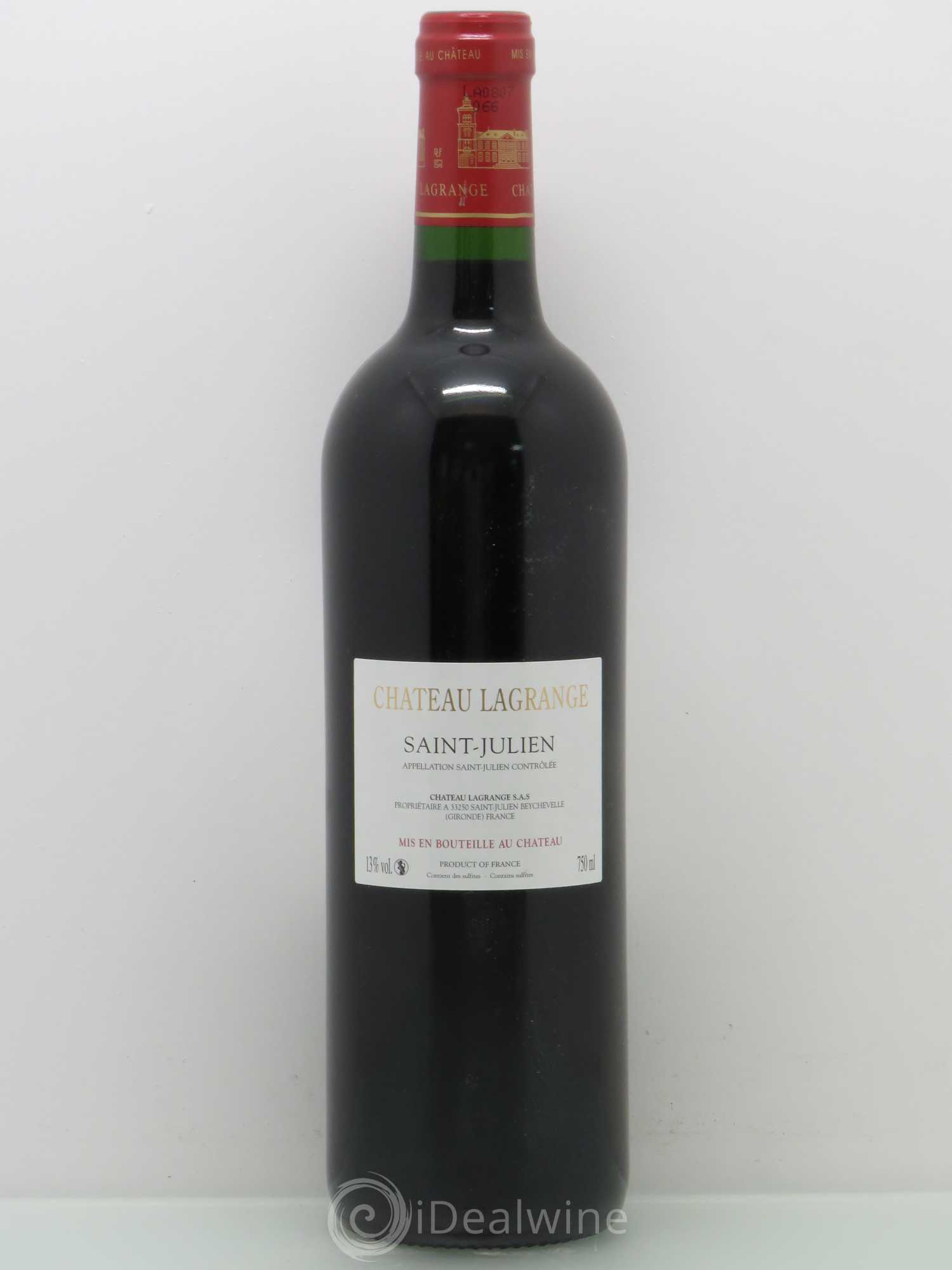 Château Lagrange 3ème Grand Cru Classé 2008 - Lot de 1 bouteille - 1
