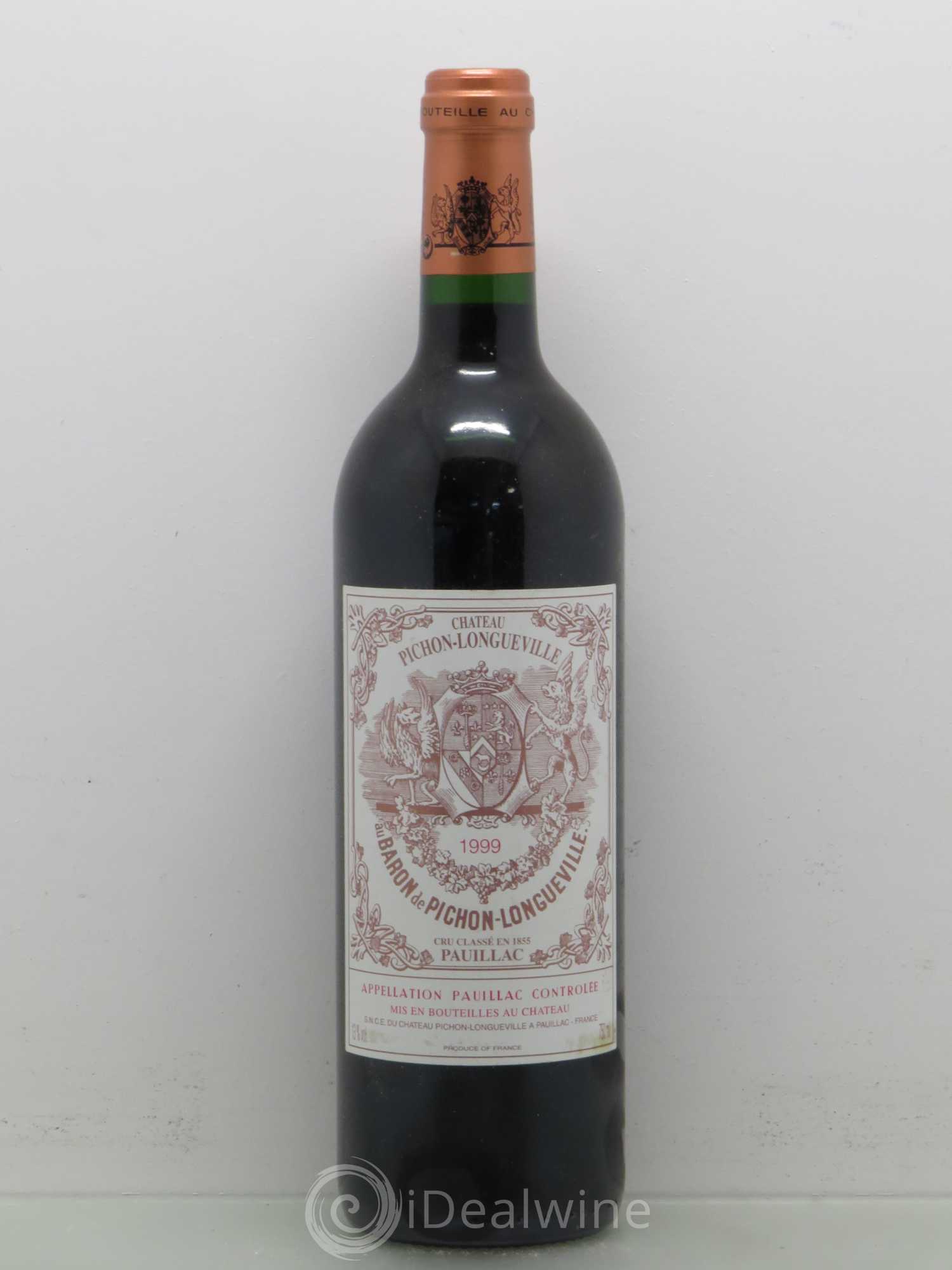 Pichon Longueville Baron 2ème Grand Cru Classé 1999 - Lot de 1 bouteille - 0