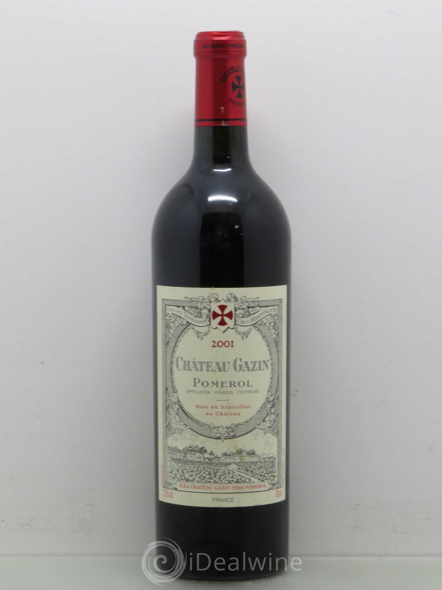 Château Gazin 2001 - Lot de 1 bouteille - 0