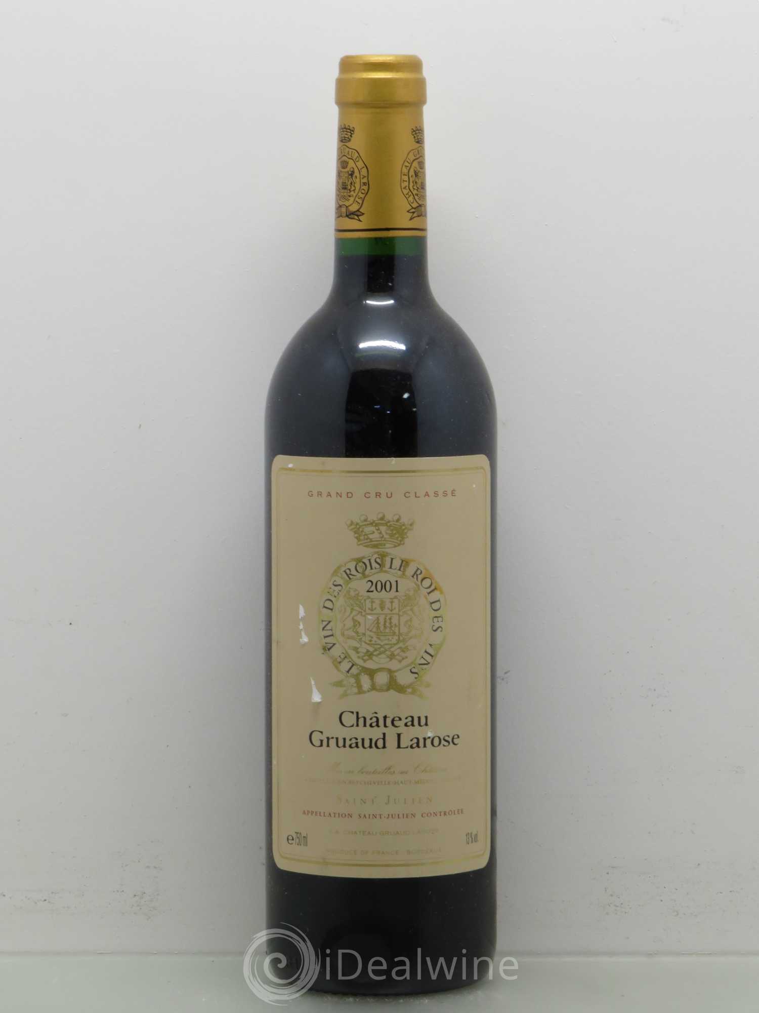 Château Gruaud Larose 2ème Grand Cru Classé 2001 - Lot de 1 bouteille - 0
