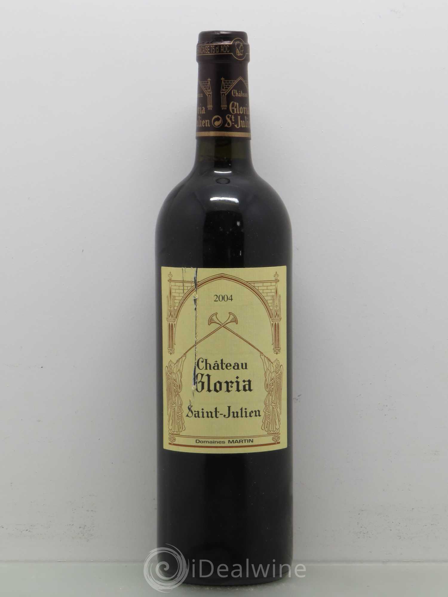 Château Gloria 2004 - Lot de 1 bouteille - 0