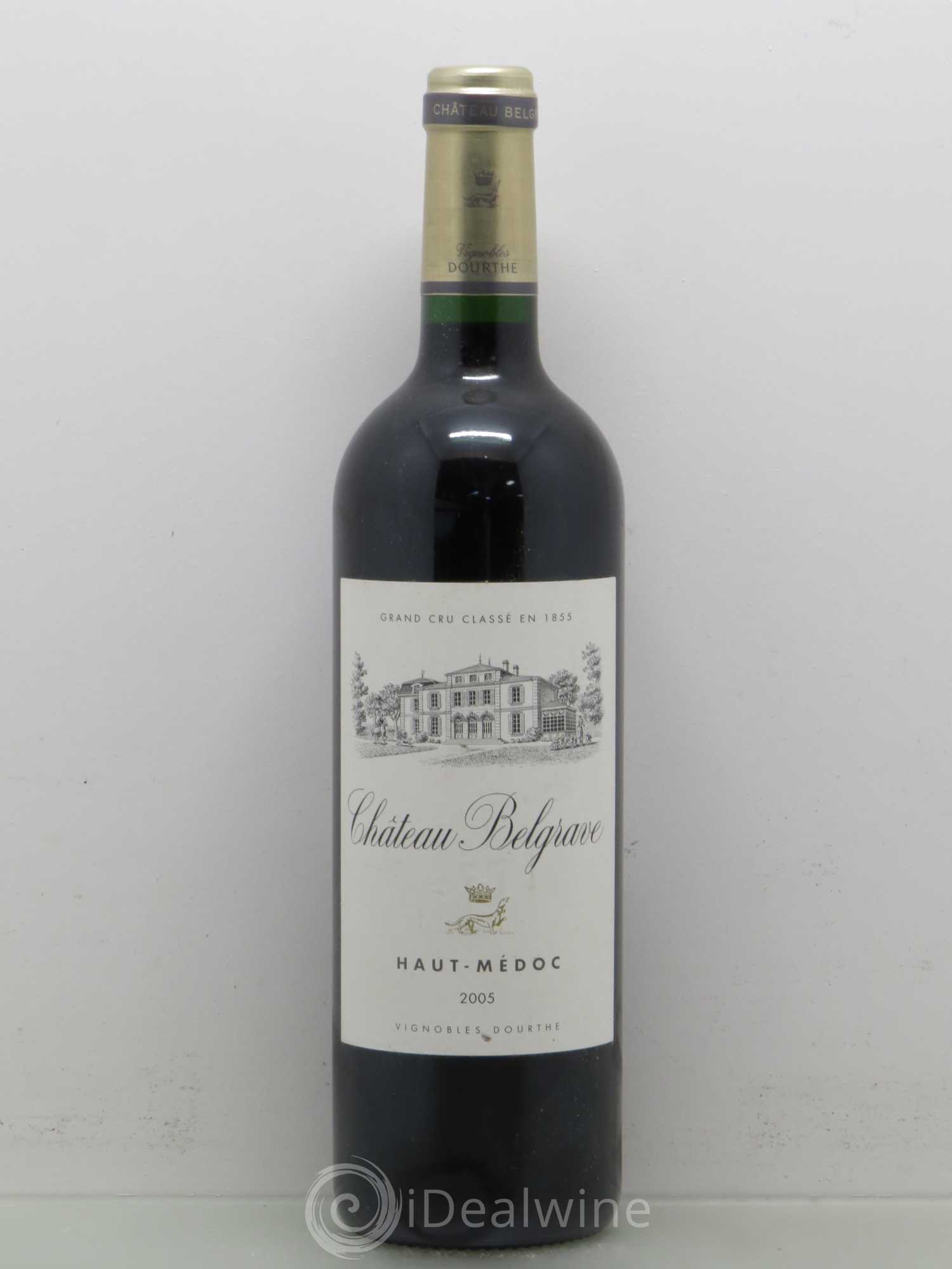 Château Belgrave 5ème Grand Cru Classé 2005 - Lot de 1 bouteille - 0