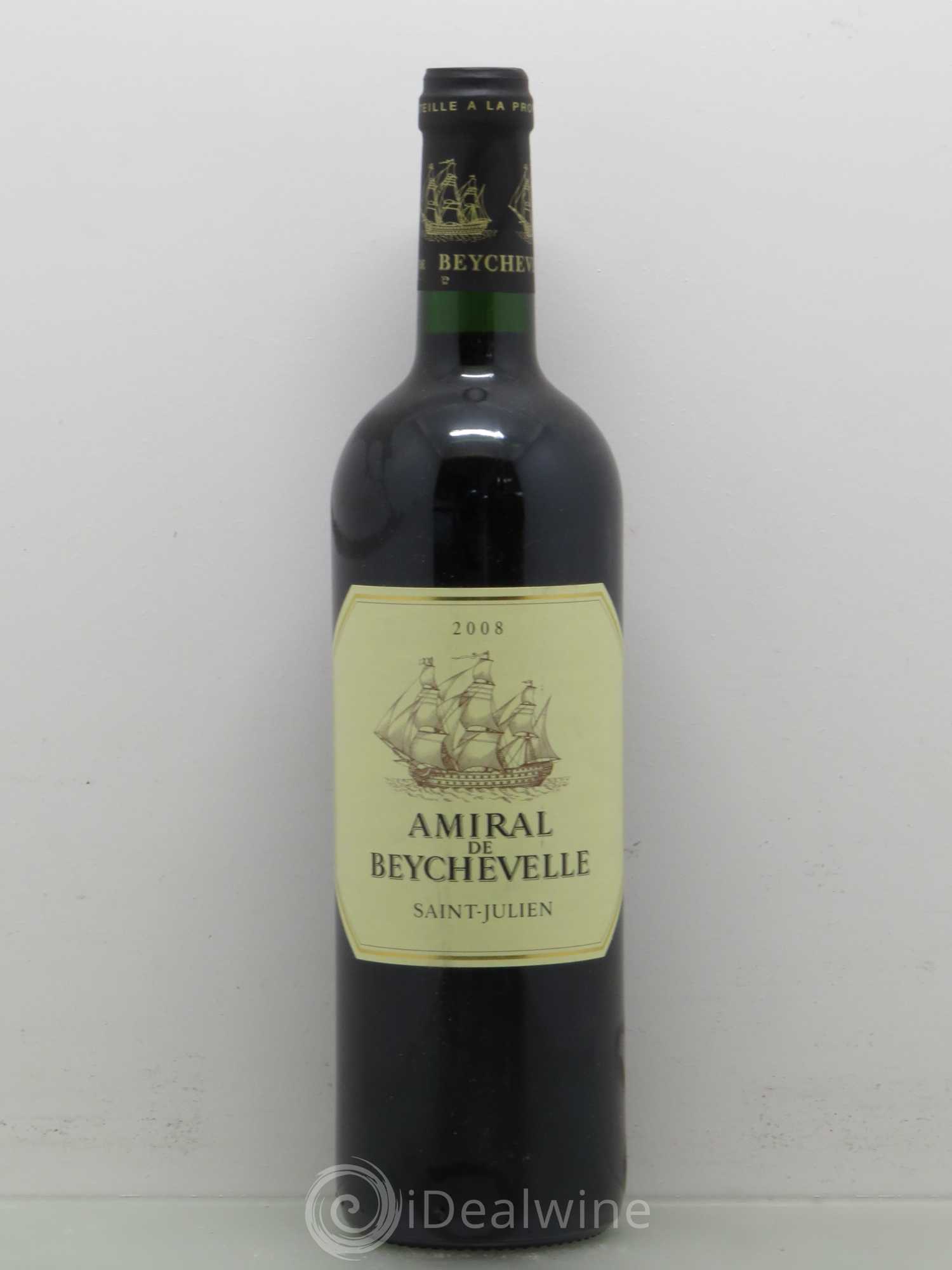 Amiral de Beychevelle Second Vin 2008 - Lot de 1 bouteille - 0