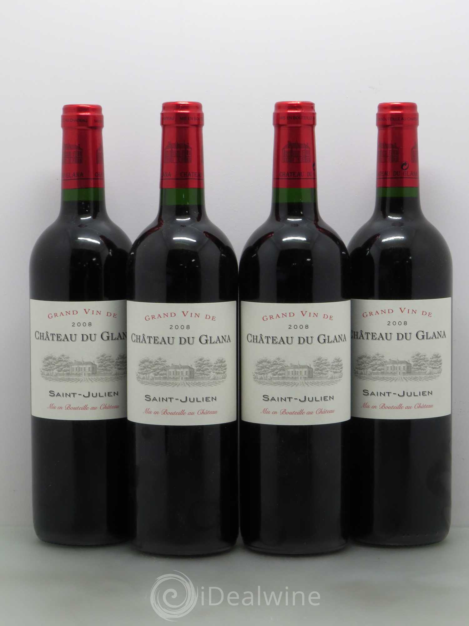 Château du Glana 2008 - Lot de 4 bouteilles - 0