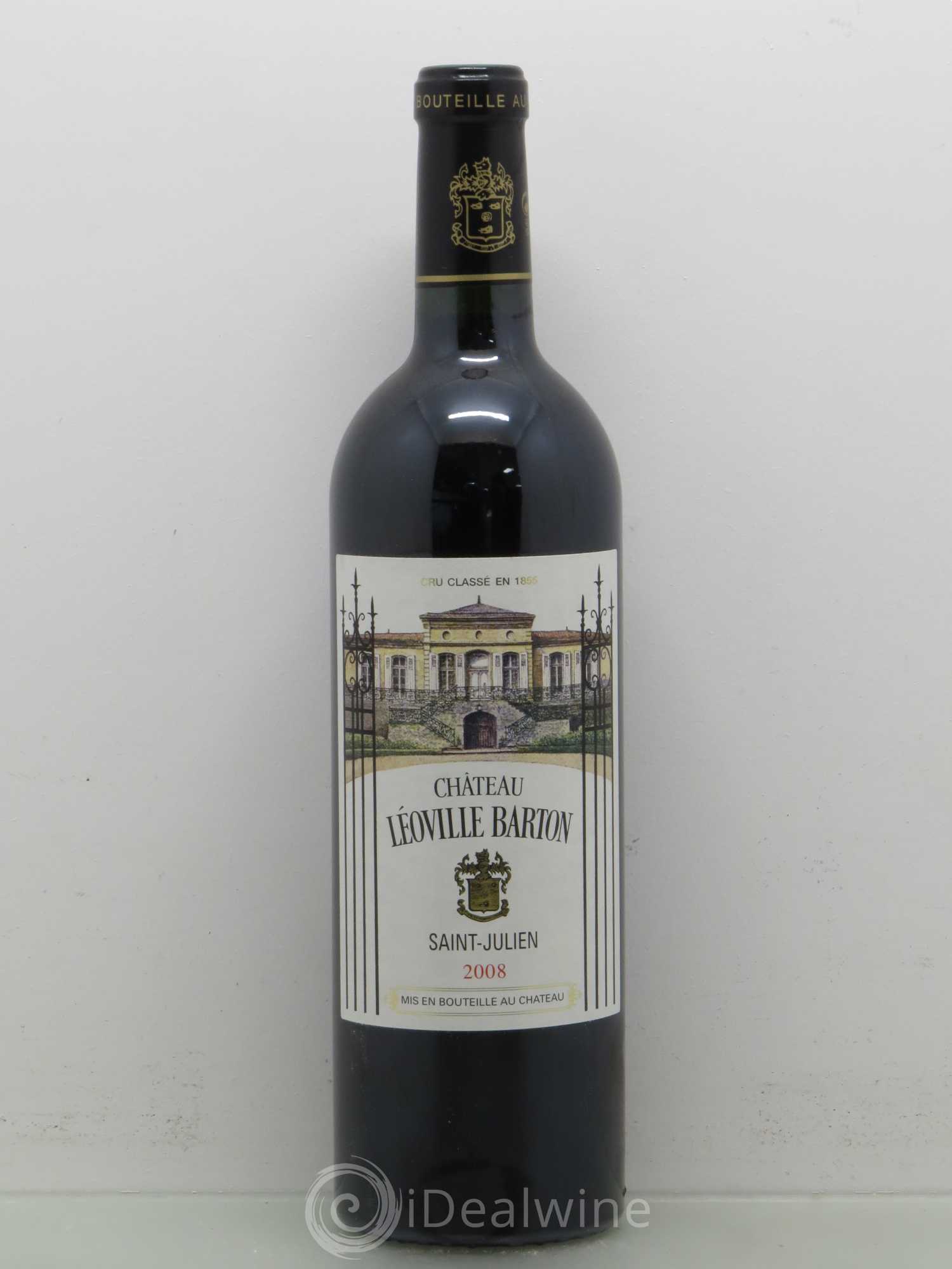 Château Léoville Barton 2ème Grand Cru Classé 2008 - Lot de 1 bouteille - 0