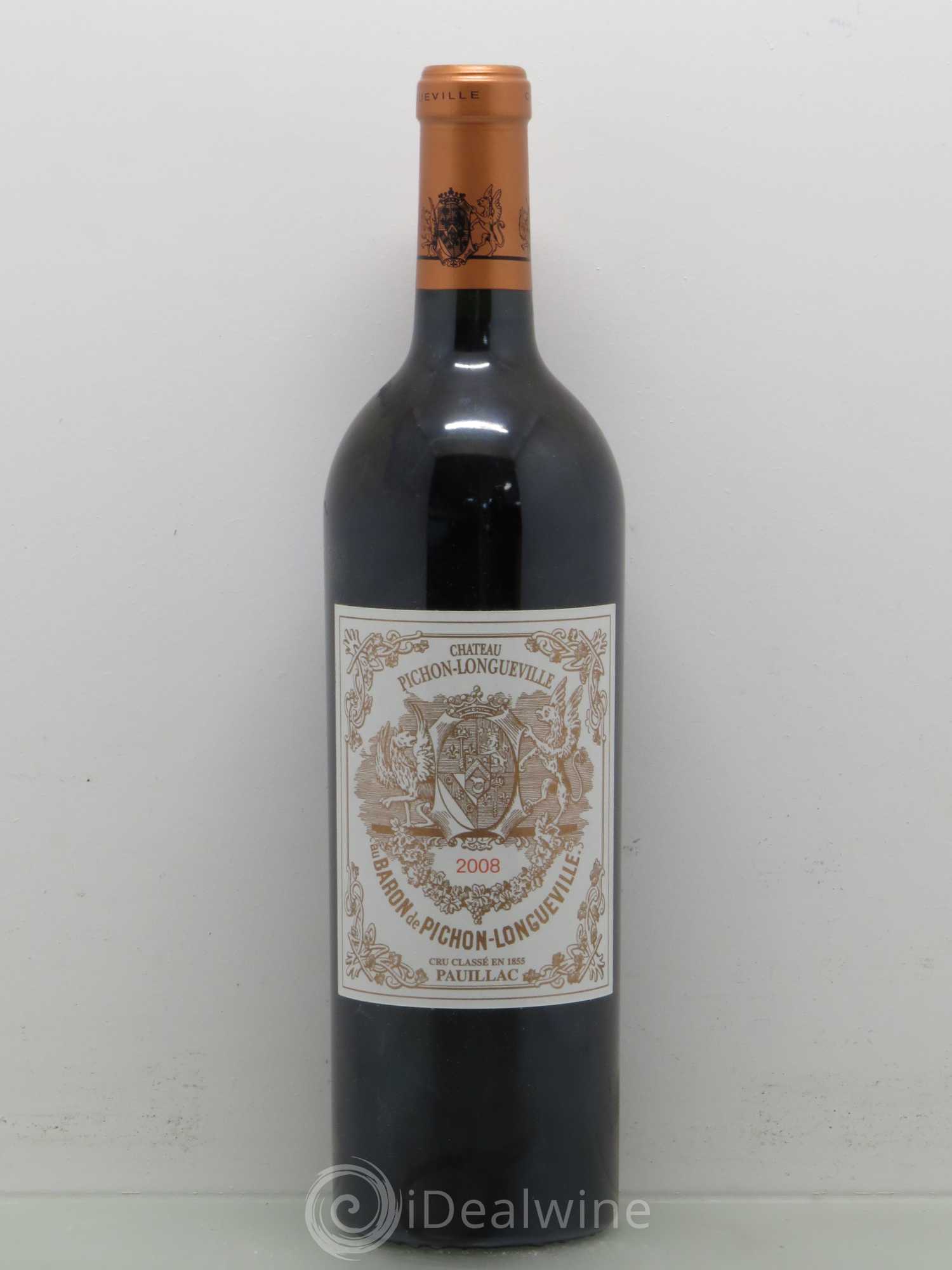 Pichon Longueville Baron 2ème Grand Cru Classé 2008 - Lot de 1 bouteille - 0