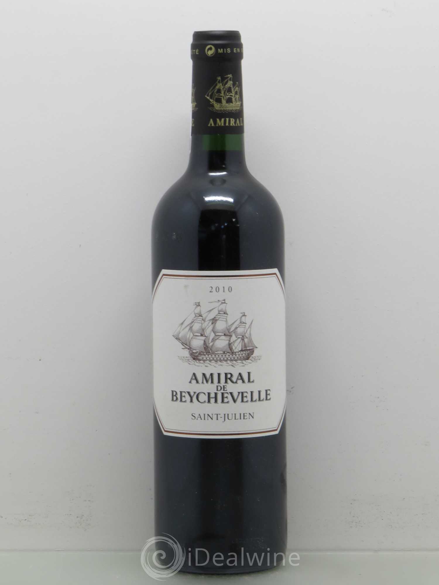 Amiral de Beychevelle Second Vin 2010 - Lot de 1 bouteille - 0