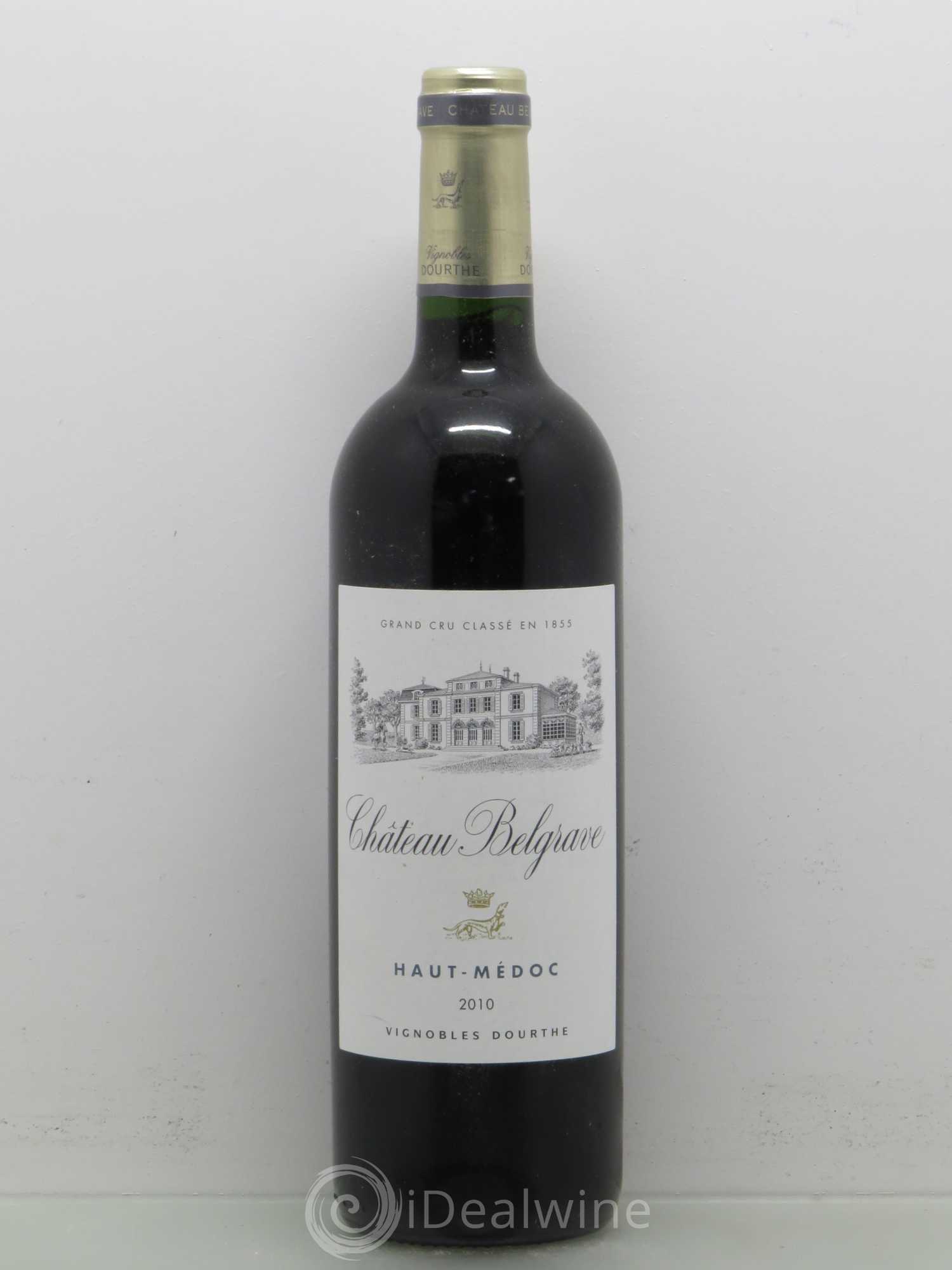 Château Belgrave 5ème Grand Cru Classé 2010 - Lot de 1 bouteille - 0