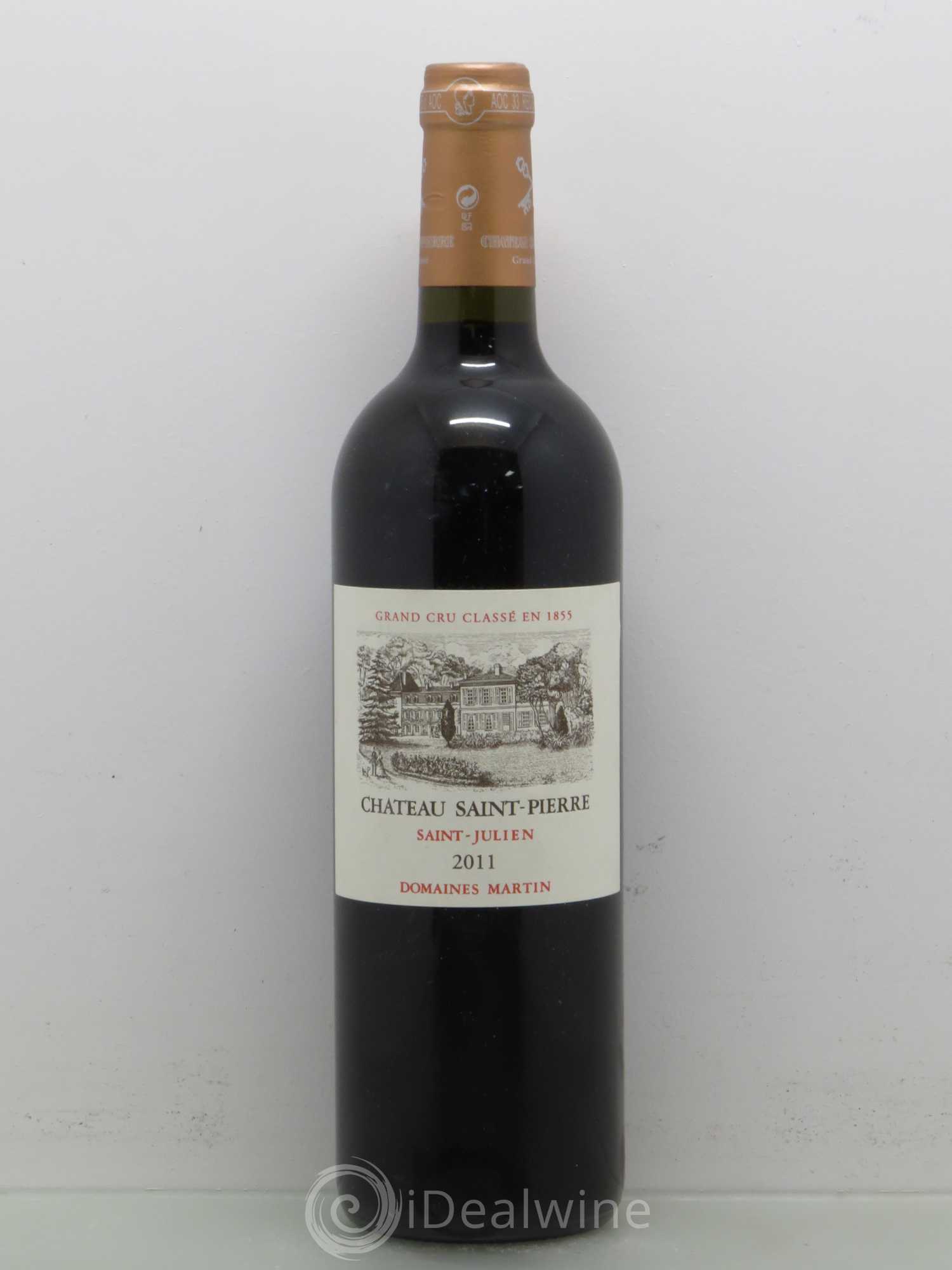 Château Saint-Pierre 4ème Grand Cru Classé 2011 - Lot de 1 bouteille - 0