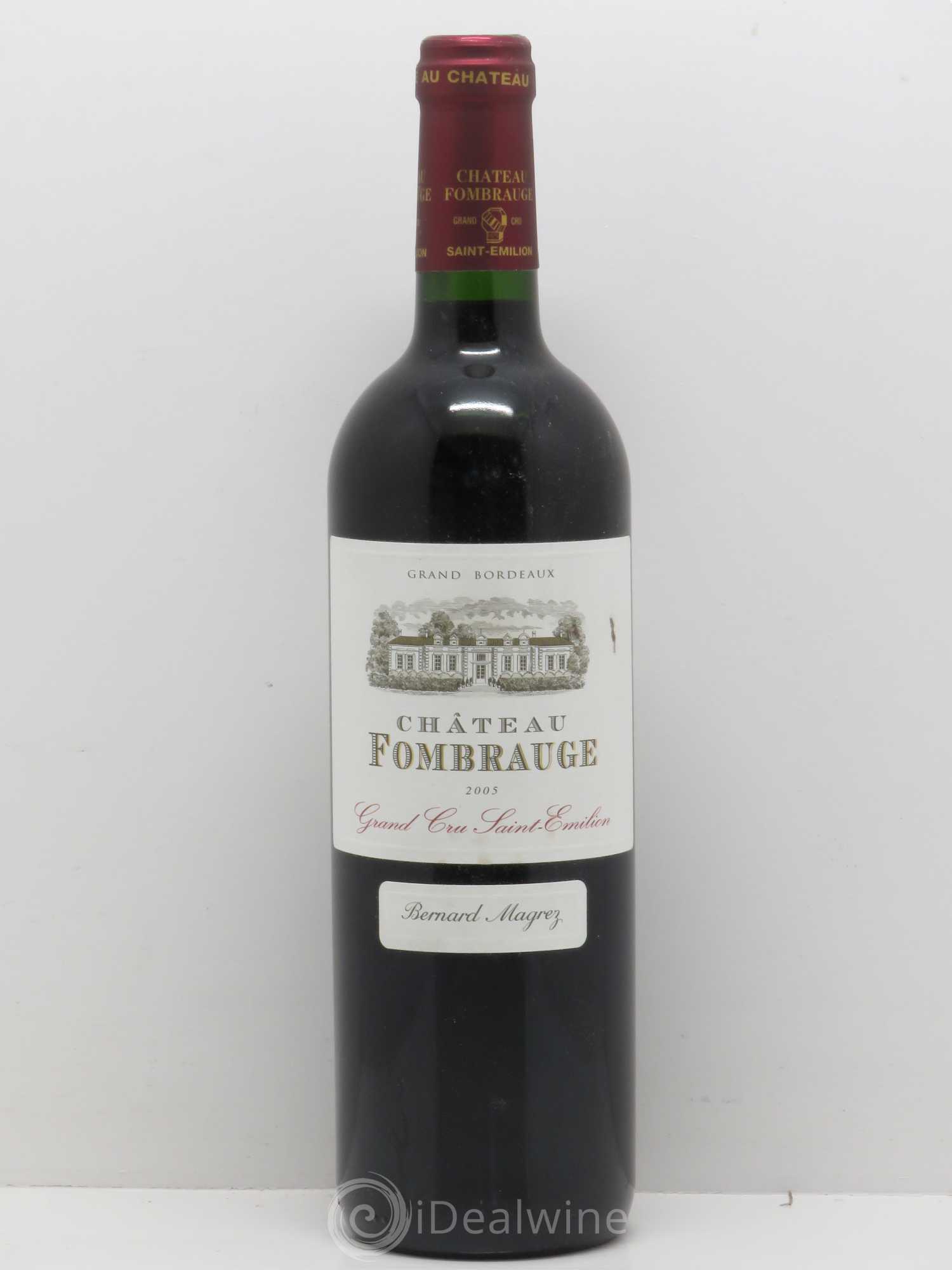 Château Fombrauge Grand Cru Classé 2005 - Lot de 1 bouteille - 0