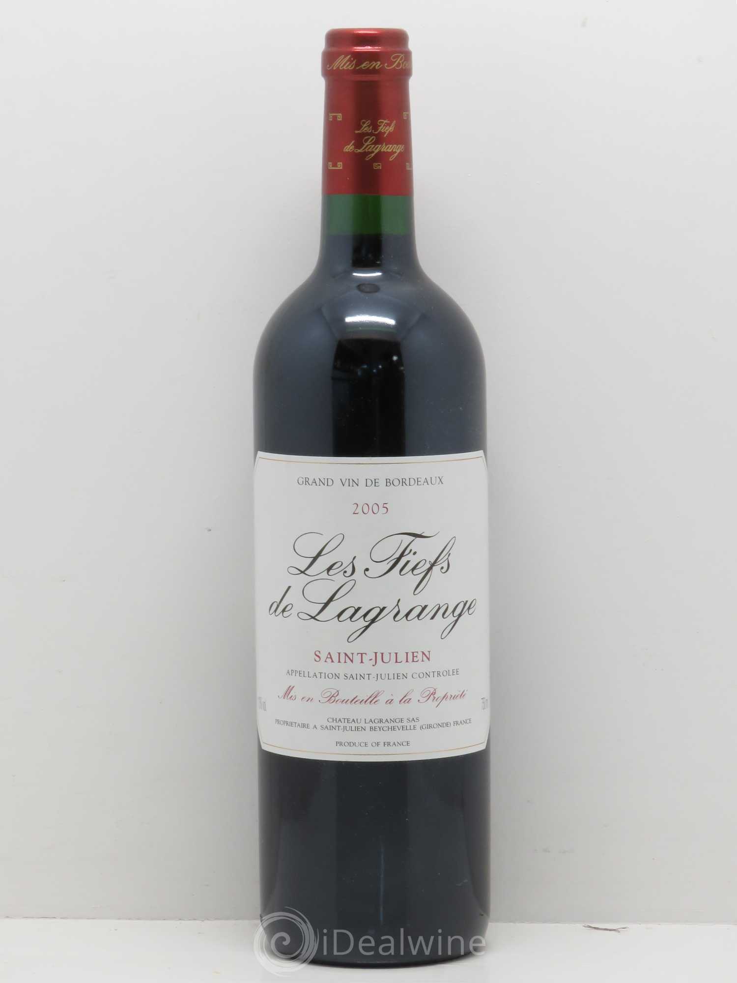 Les Fiefs de Lagrange Second Vin (sans prix de réserve) 2005 - Lot de 1 bouteille - 0