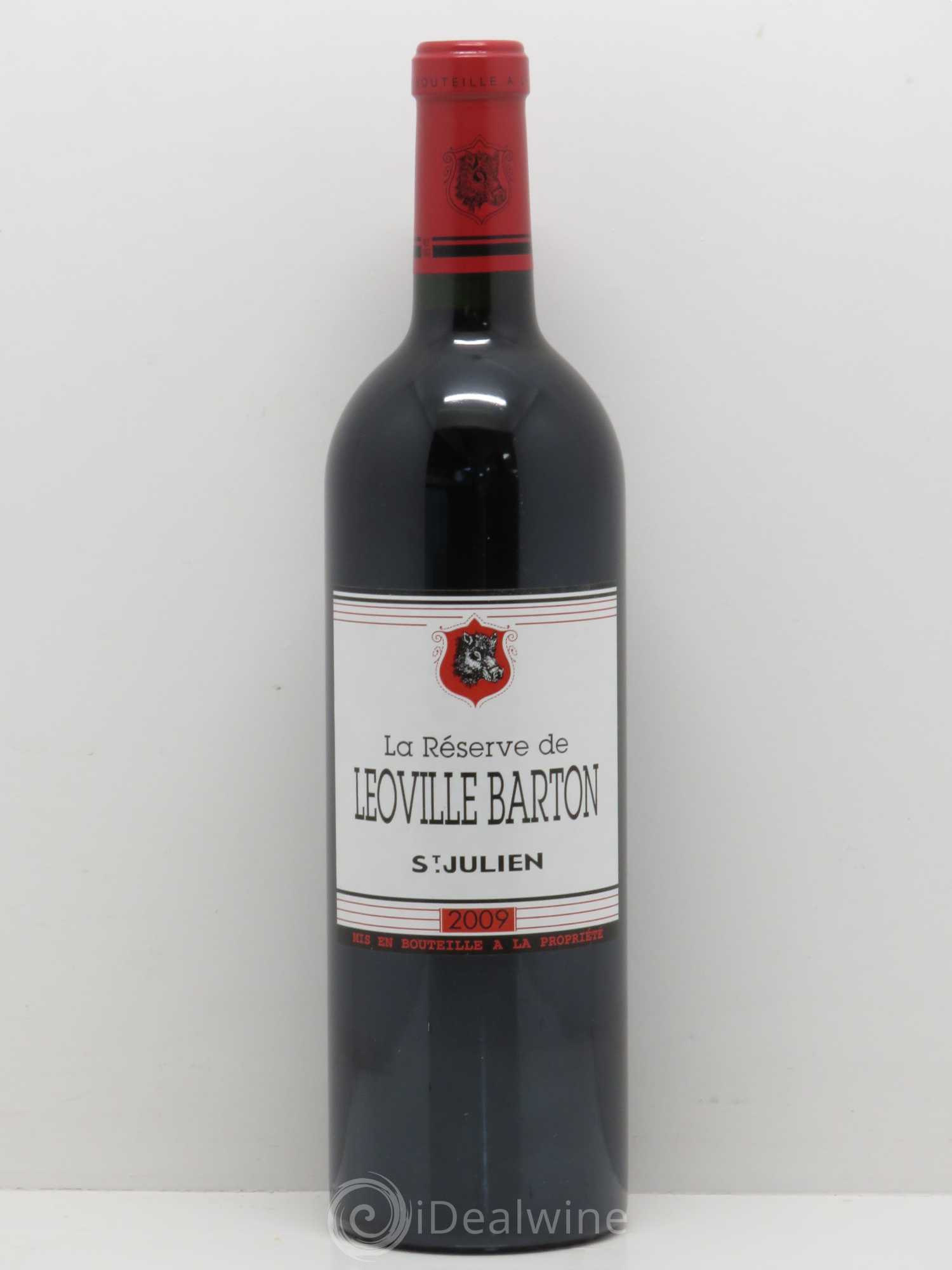 Bordeaux La Réserve de Léoville Barton Saint Julien 2009 - Posten von 1 Flasche - 0