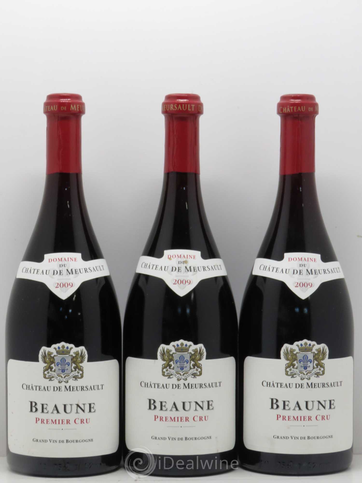 Beaune 1er Cru Château de Meursault 2009 - Lot de 3 bouteilles - 0