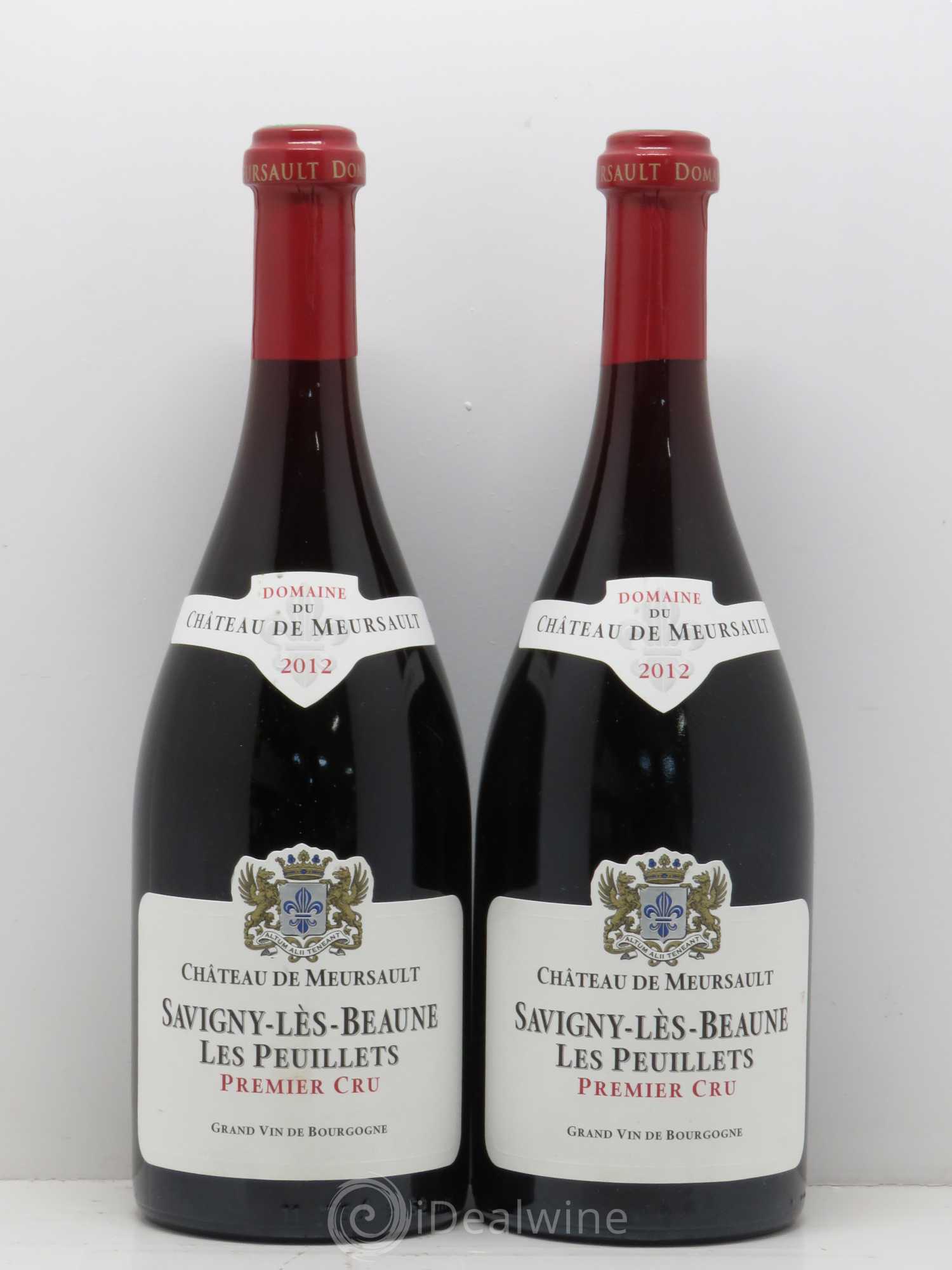 Savigny-lès-Beaune 1er Cru Les Peuillets Chateau De Meursault (sans prix de réserve) 2012 - Posten von 2 Flaschen - 0