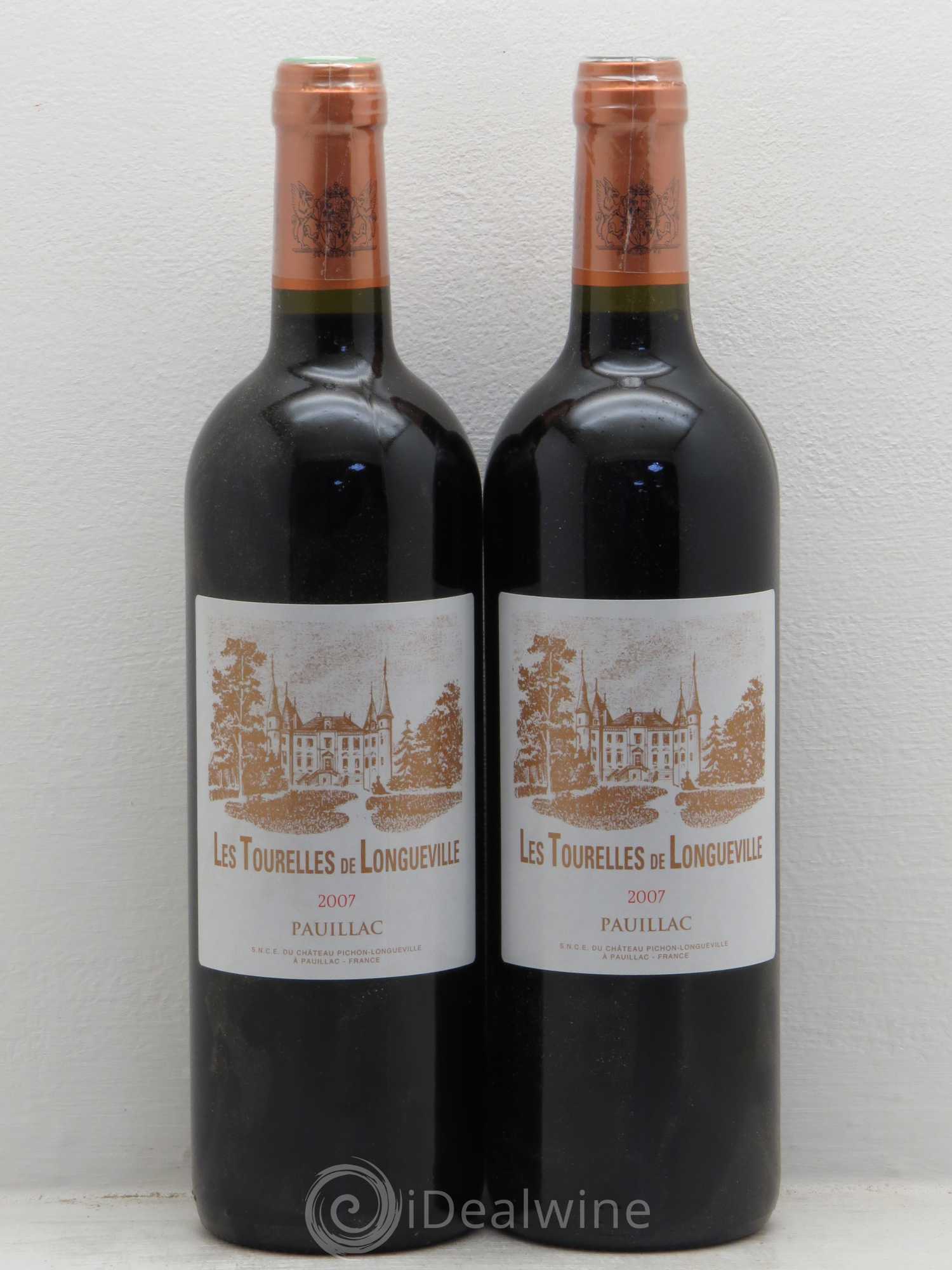 Les Tourelles de Longueville Second Vin 2007 - Lot de 2 bouteilles - 0