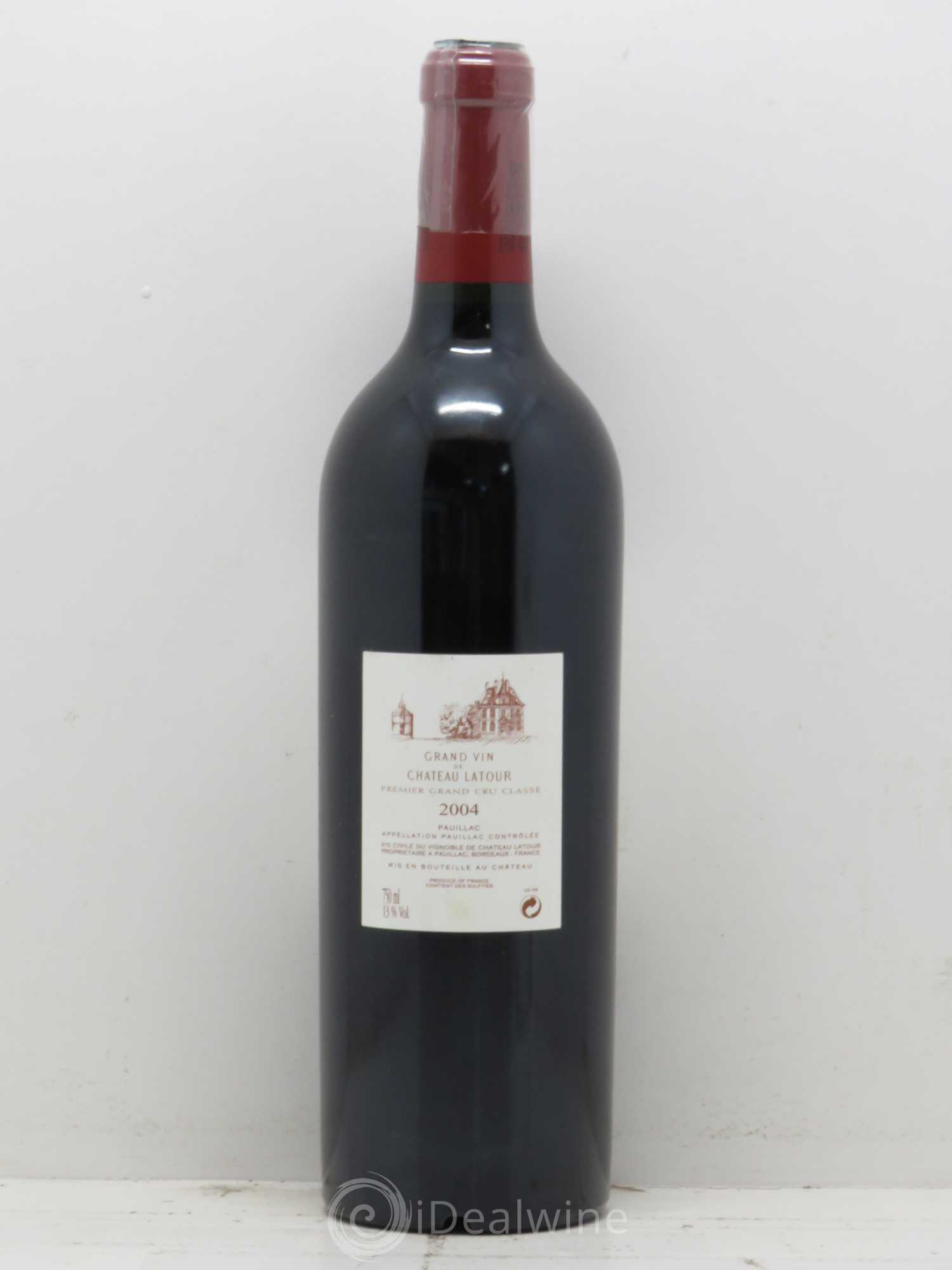 Château Latour 1er Grand Cru Classé 2004 - Lot de 1 bouteille - 1