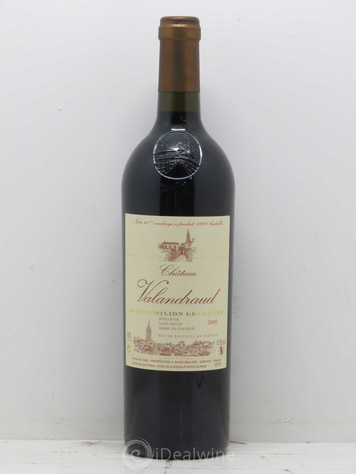 Château de Valandraud 2009 - Lot de 1 bouteille - 0