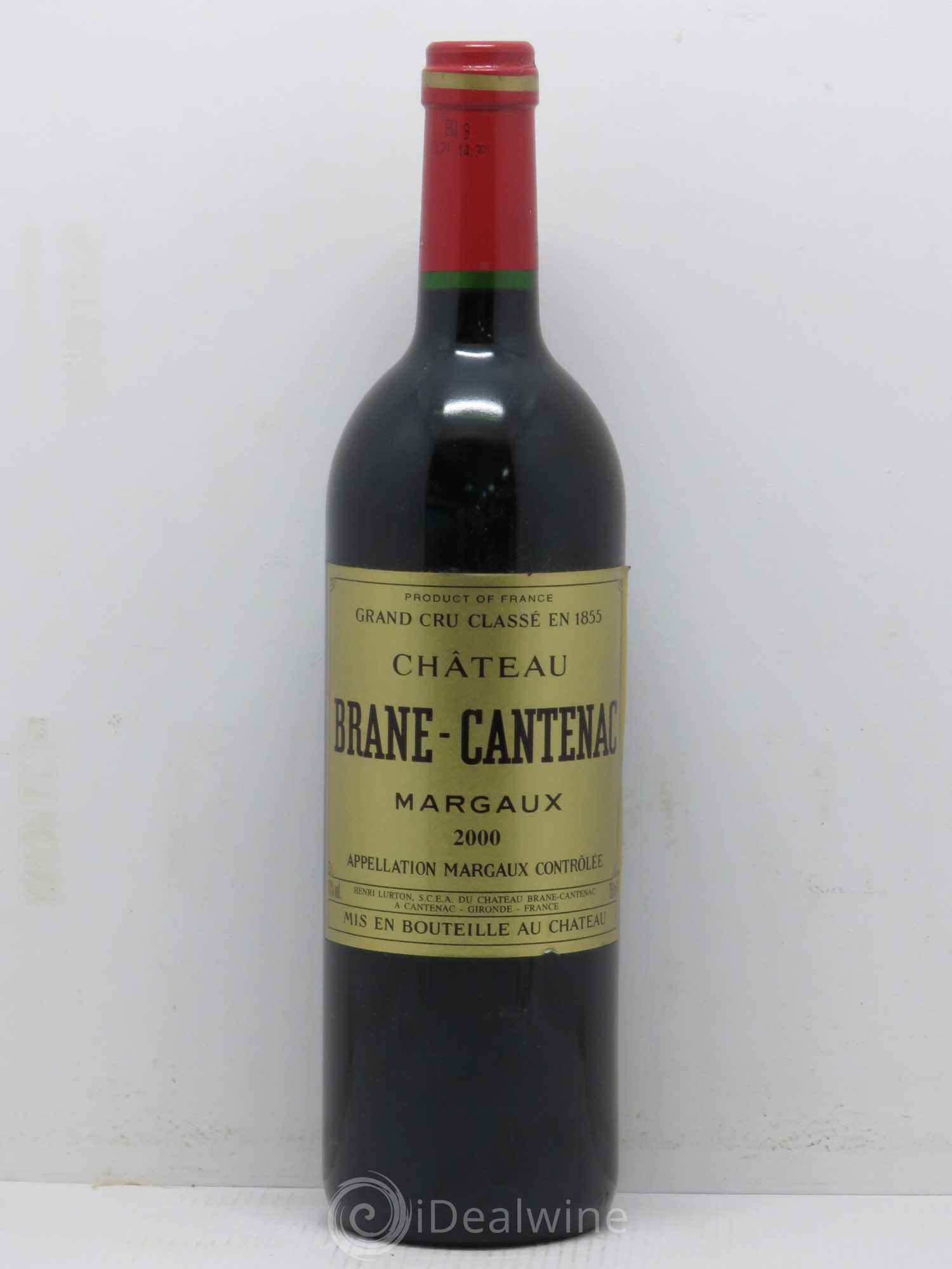 Château Brane Cantenac 2ème Grand Cru Classé 2000 - Lot de 1 bouteille - 0