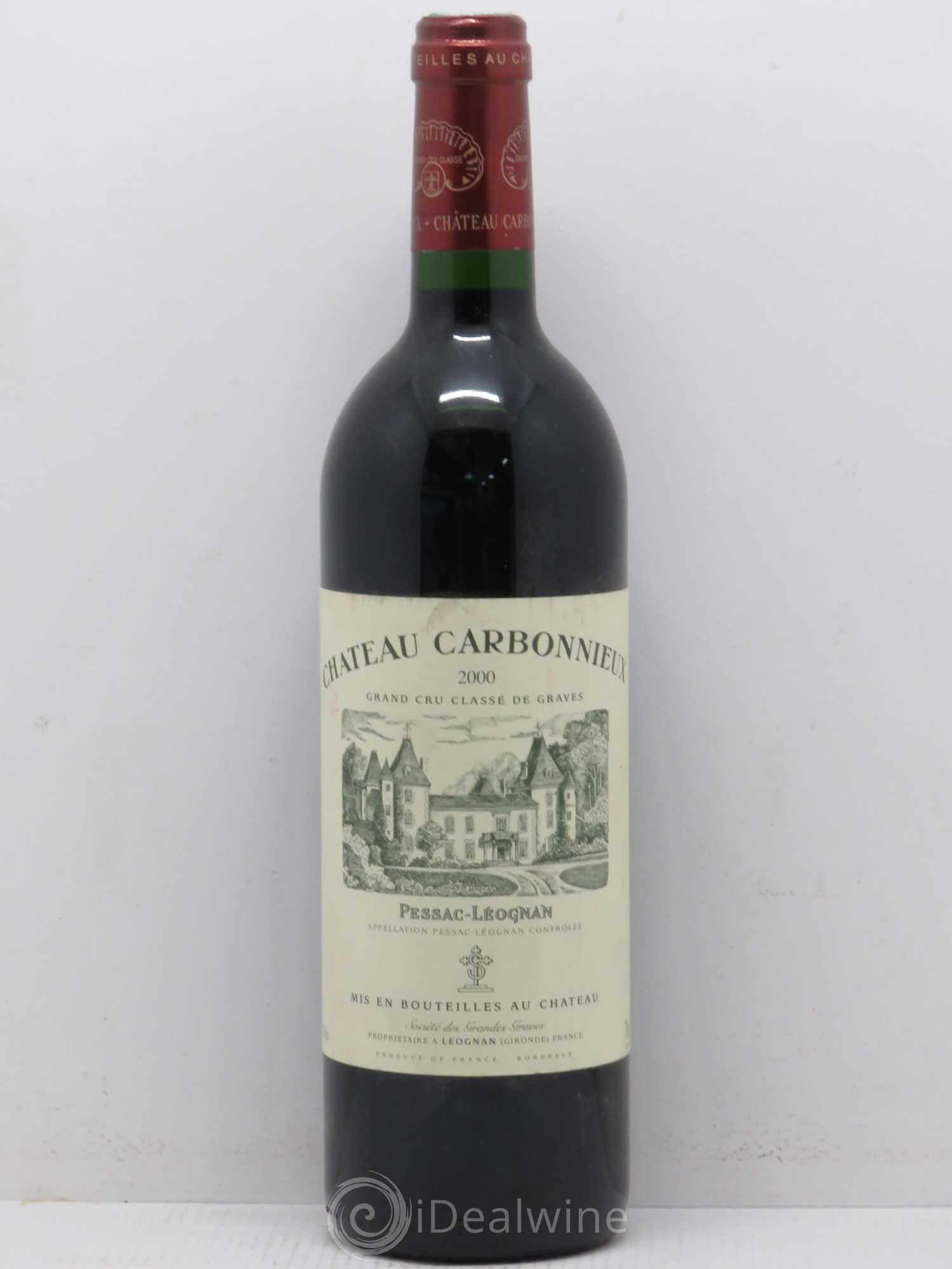 Château Carbonnieux Cru Classé de Graves 2000 - Lot de 1 bouteille - 0