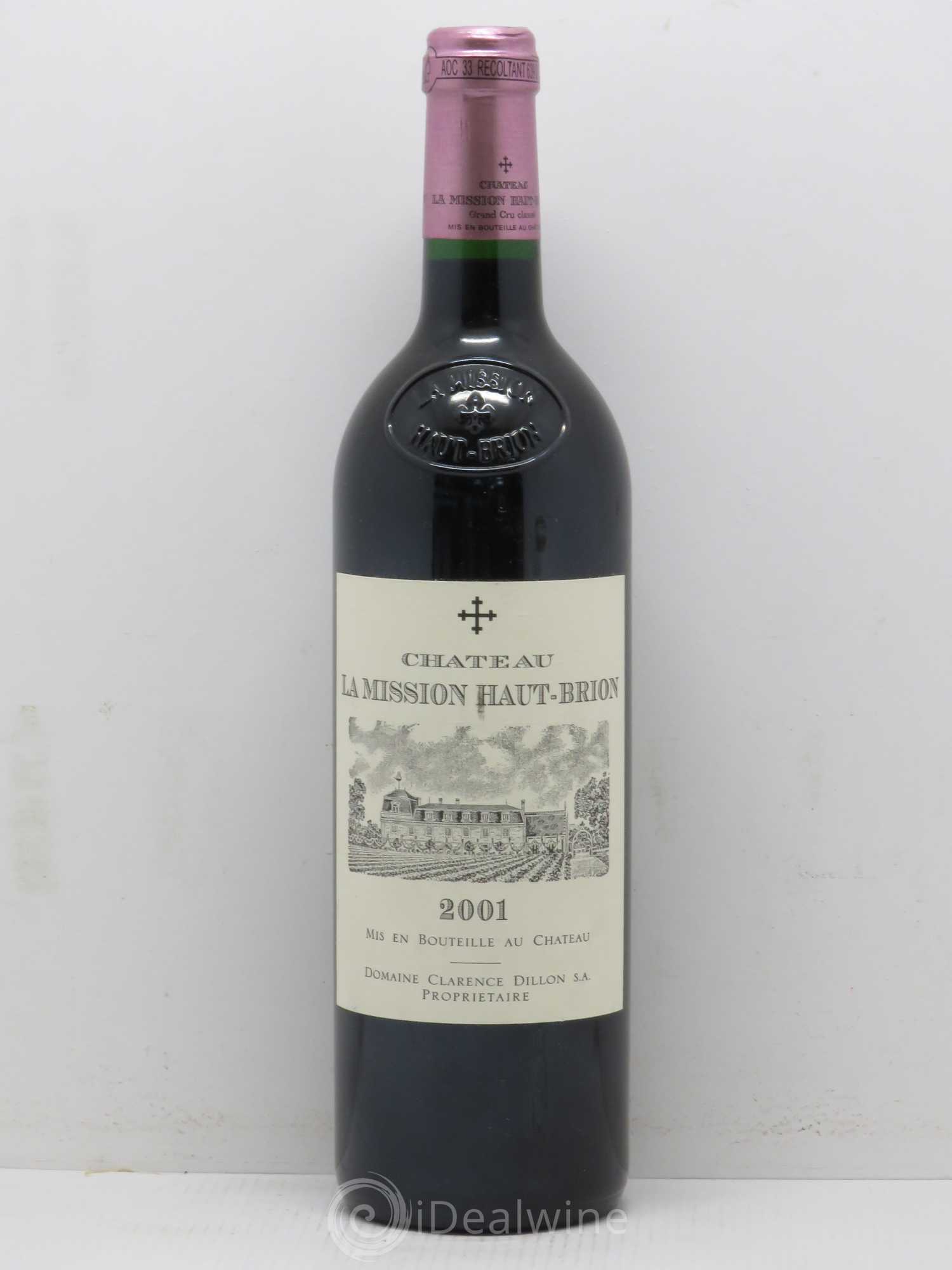 Château la Mission Haut-Brion Cru Classé de Graves 2001 - Lot de 1 bouteille - 0