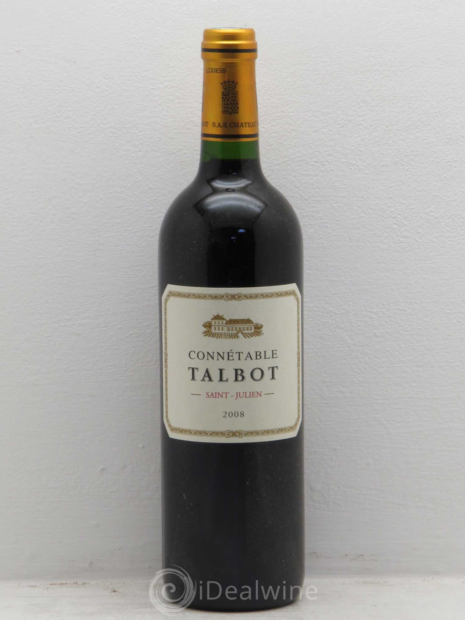 Connétable de Talbot Second Vin 2008 - Lot de 1 bouteille - 0