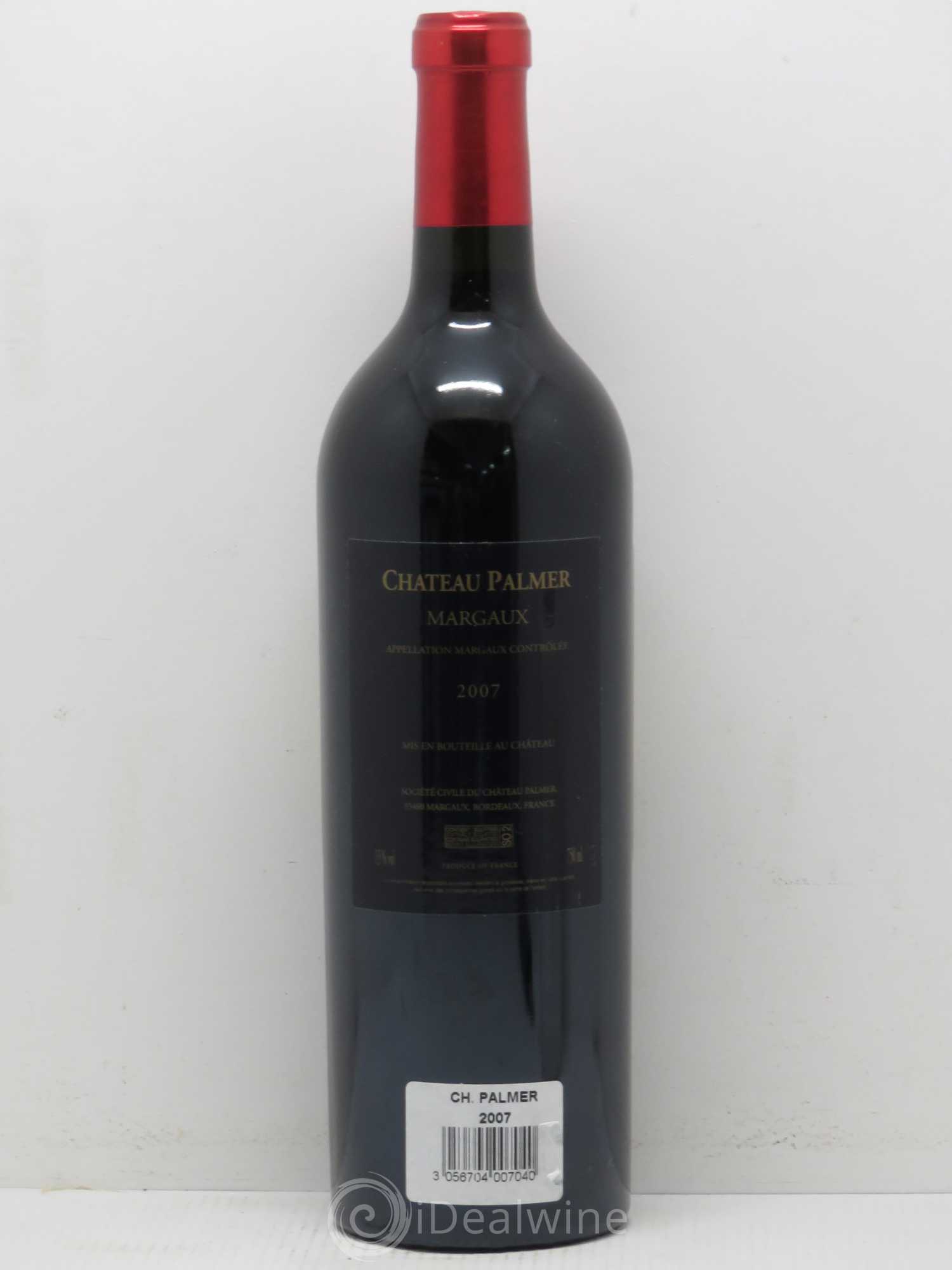 Château Palmer 3ème Grand Cru Classé 2007 - Lot de 1 bouteille - 1