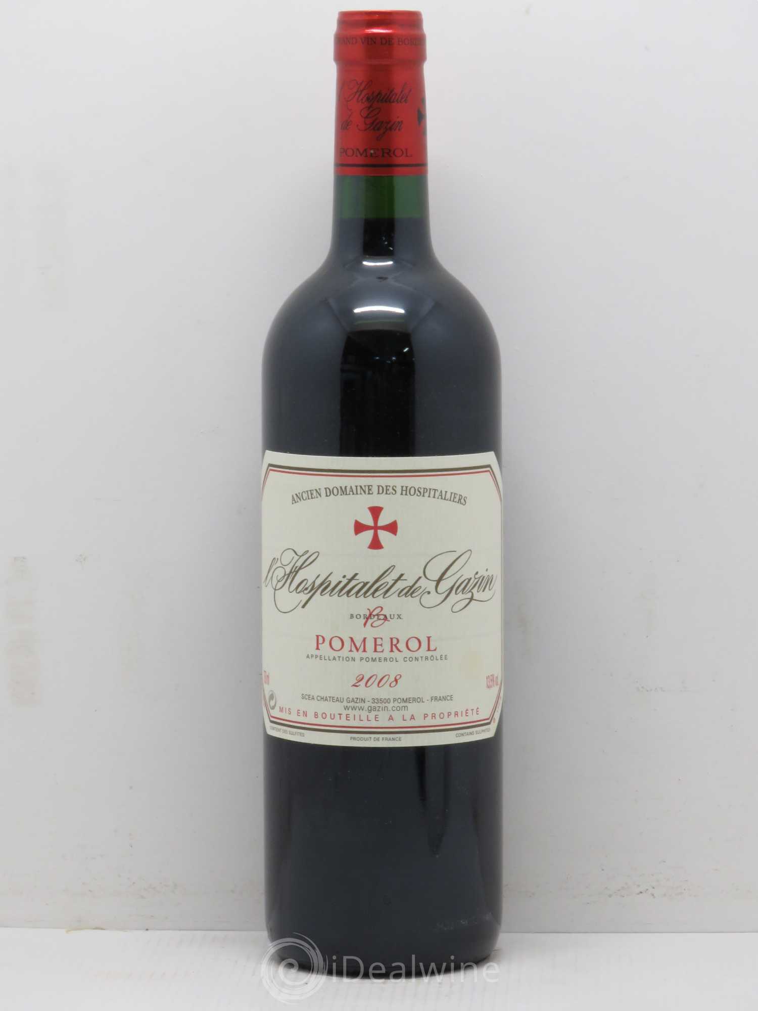 L'Hospitalet de Gazin Second Vin 2008 - Lot de 1 bouteille - 0