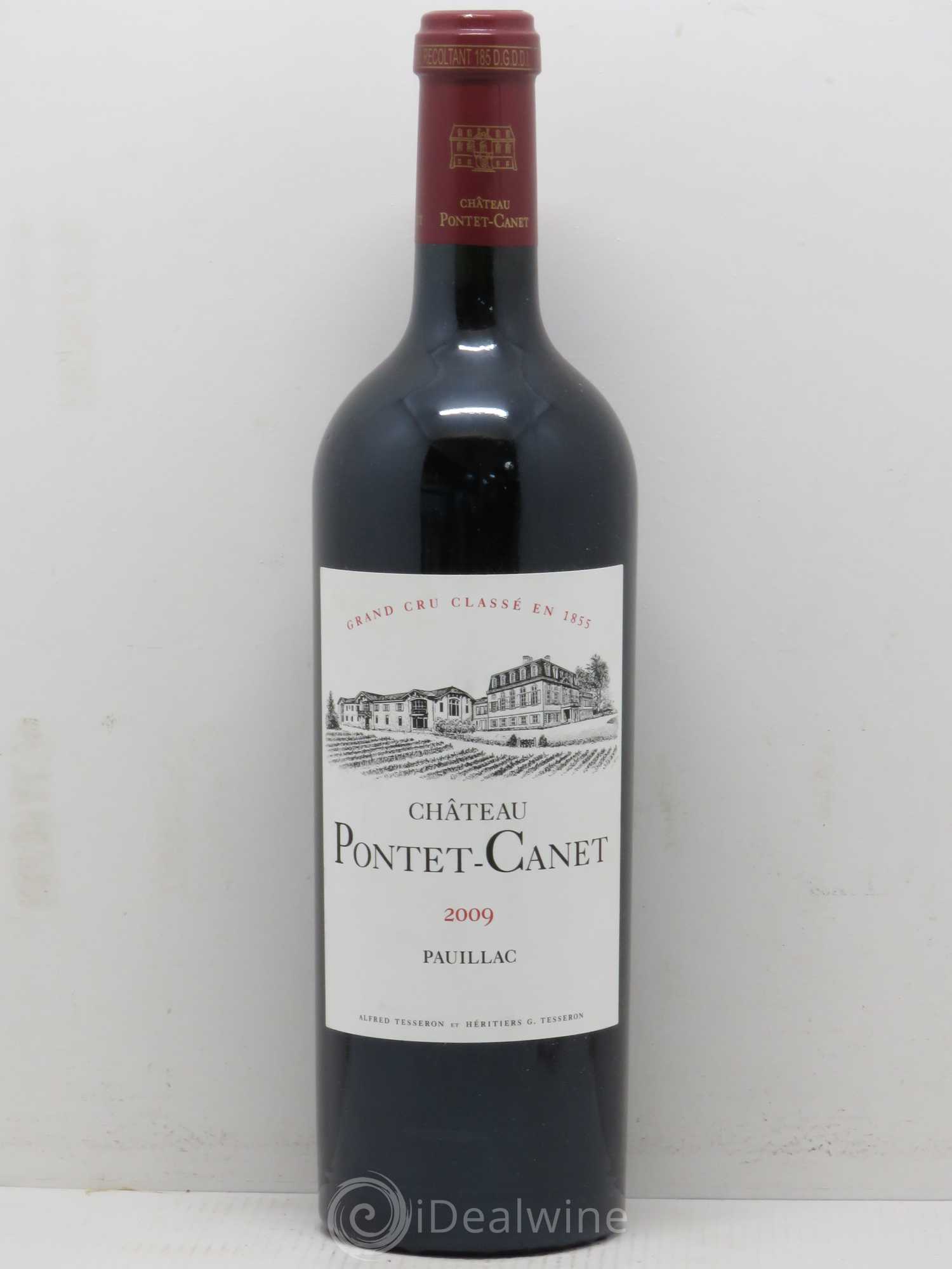 Château Pontet Canet 5ème Grand Cru Classé 2009 - Lot de 1 bouteille - 0