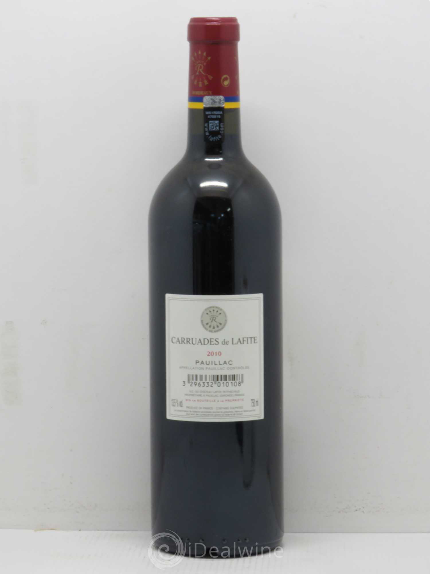 Carruades de Lafite Rothschild Second Vin 2010 - Lot de 1 bouteille - 1