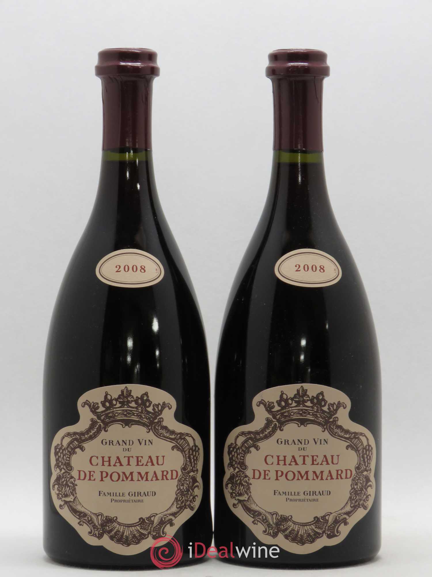 Pommard Château de Pommard 2008 - Lot de 2 bouteilles - 0