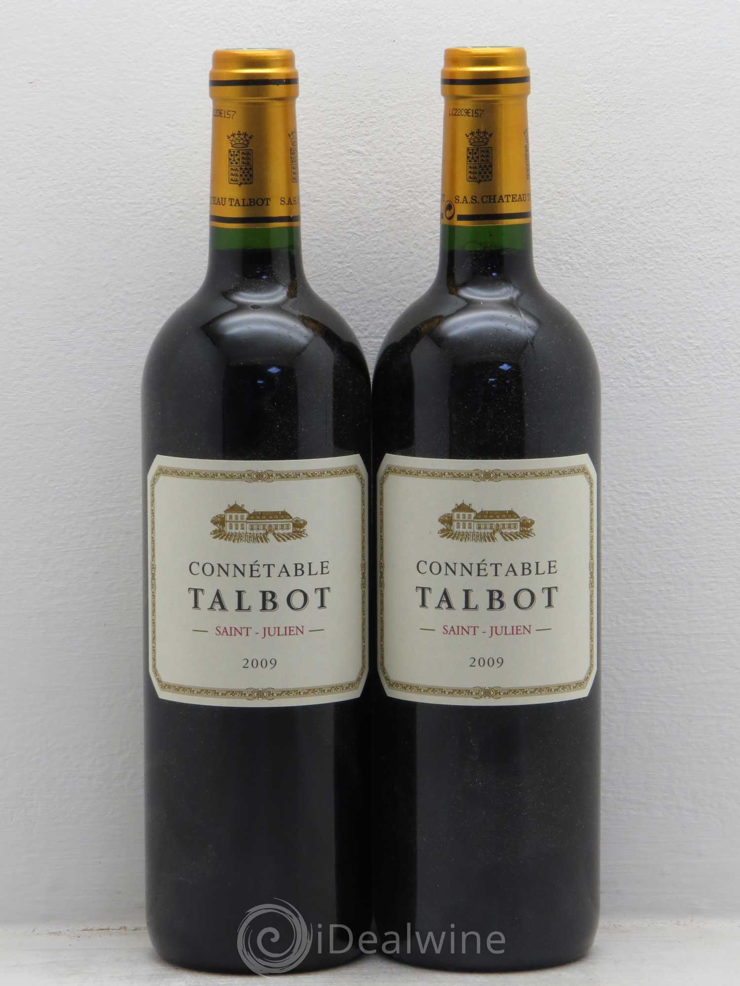 Connétable de Talbot Second Vin 2009 - Lot de 2 bouteilles - 0