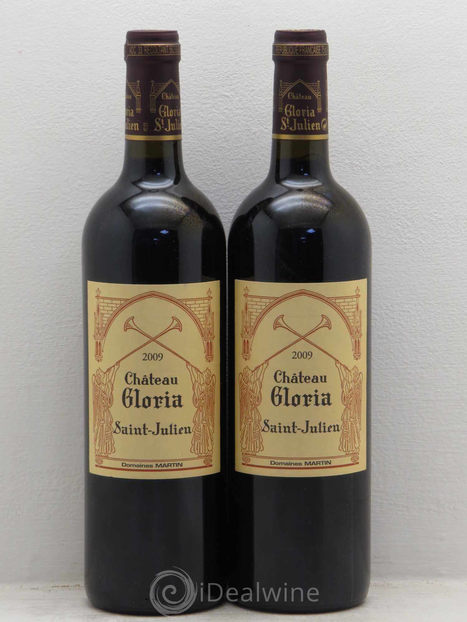 Château Gloria 2009 - Lot de 2 bouteilles - 0