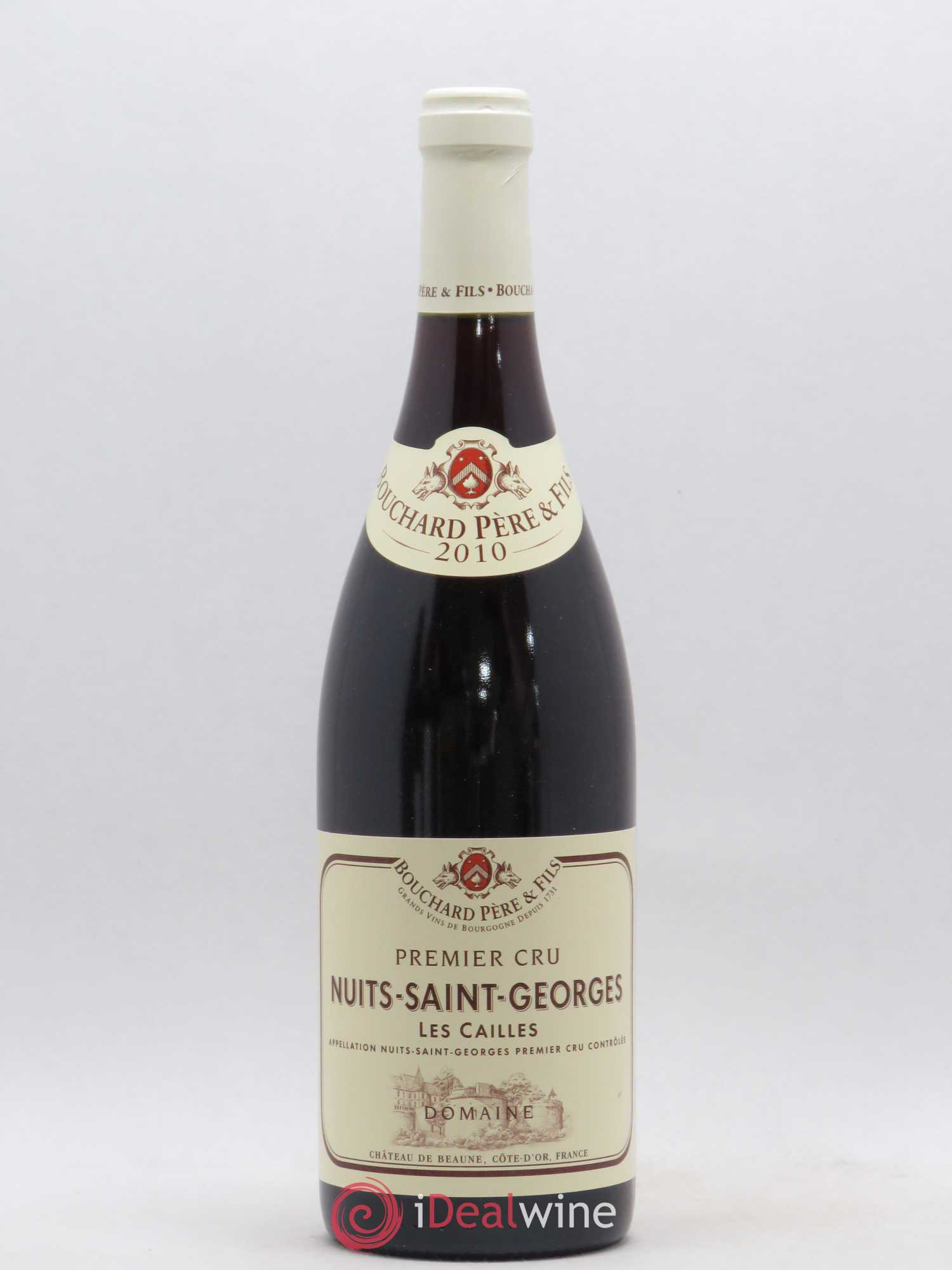 Nuits-Saint-Georges 1er Cru Les Cailles Bouchard Père & Fils 2010 - Lot de 1 bouteille - 0