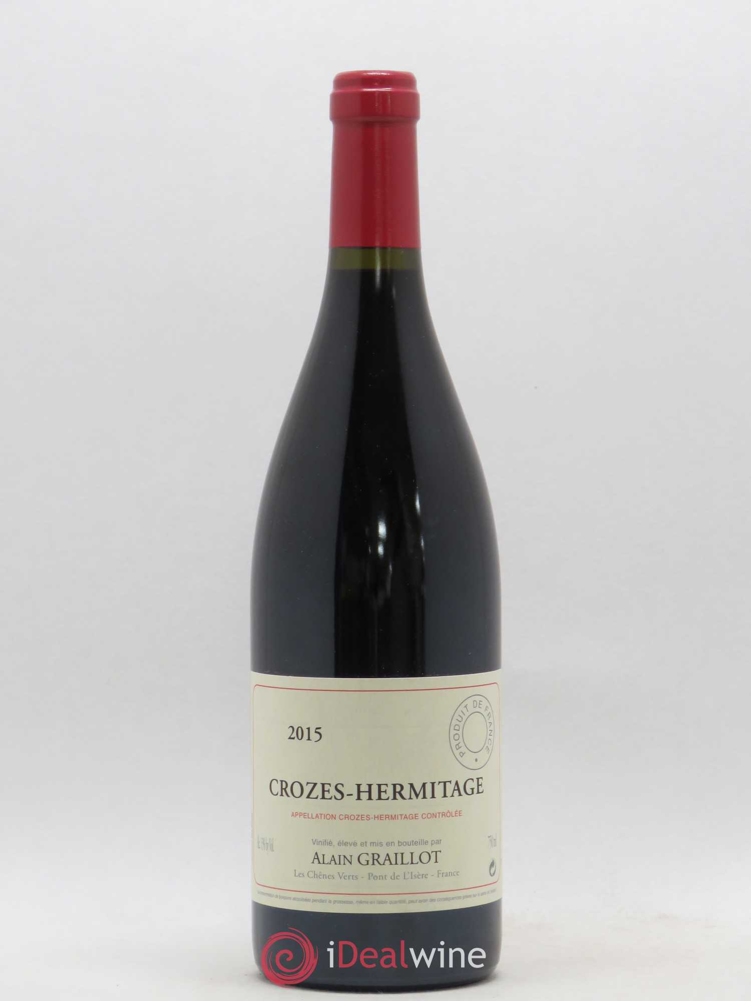 Crozes-Hermitage Domaine Graillot 2015 - Lot de 1 bouteille - 0