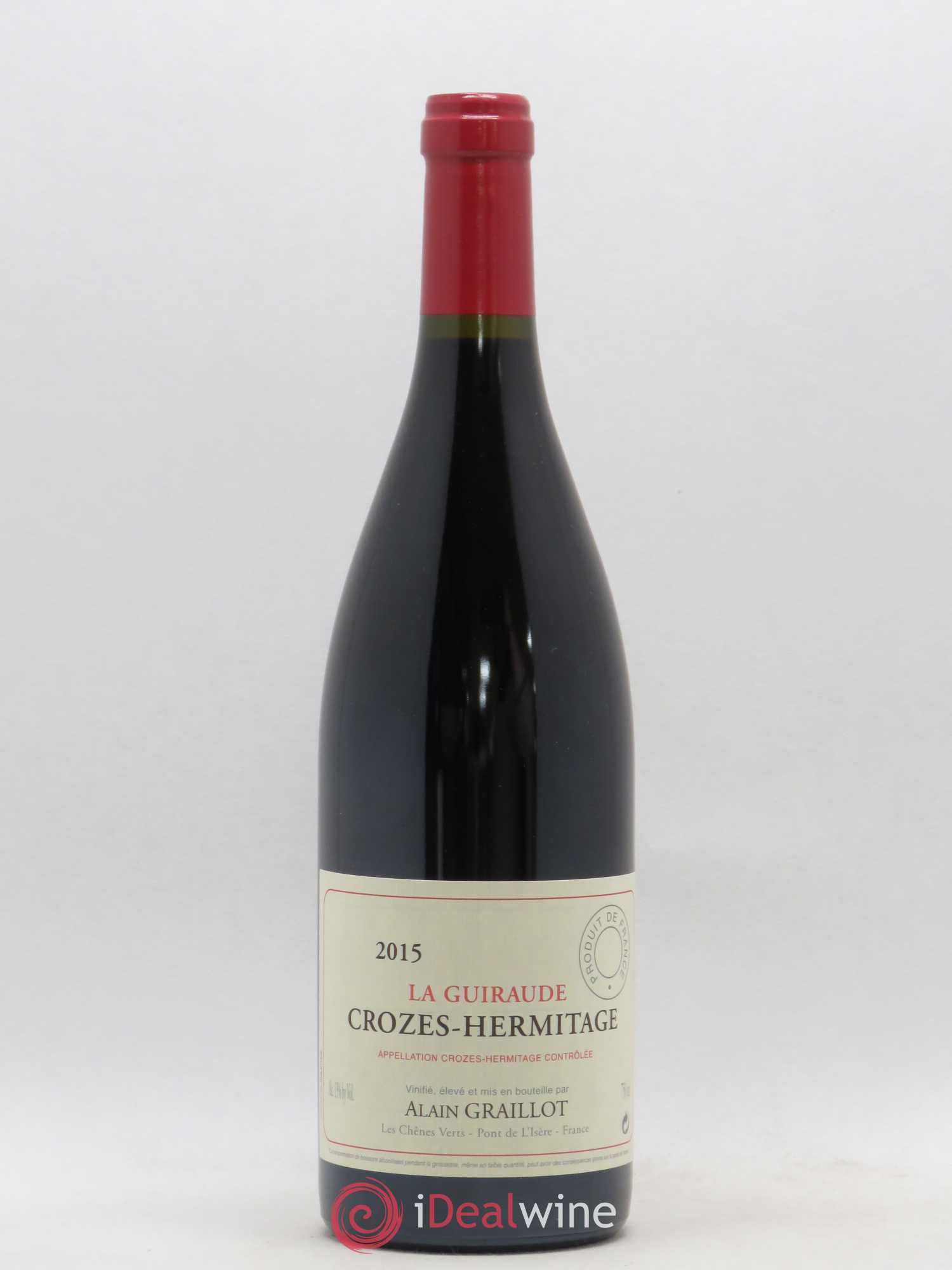 Crozes-Hermitage La Guiraude Domaine Graillot 2015 - Lot de 1 bouteille - 0