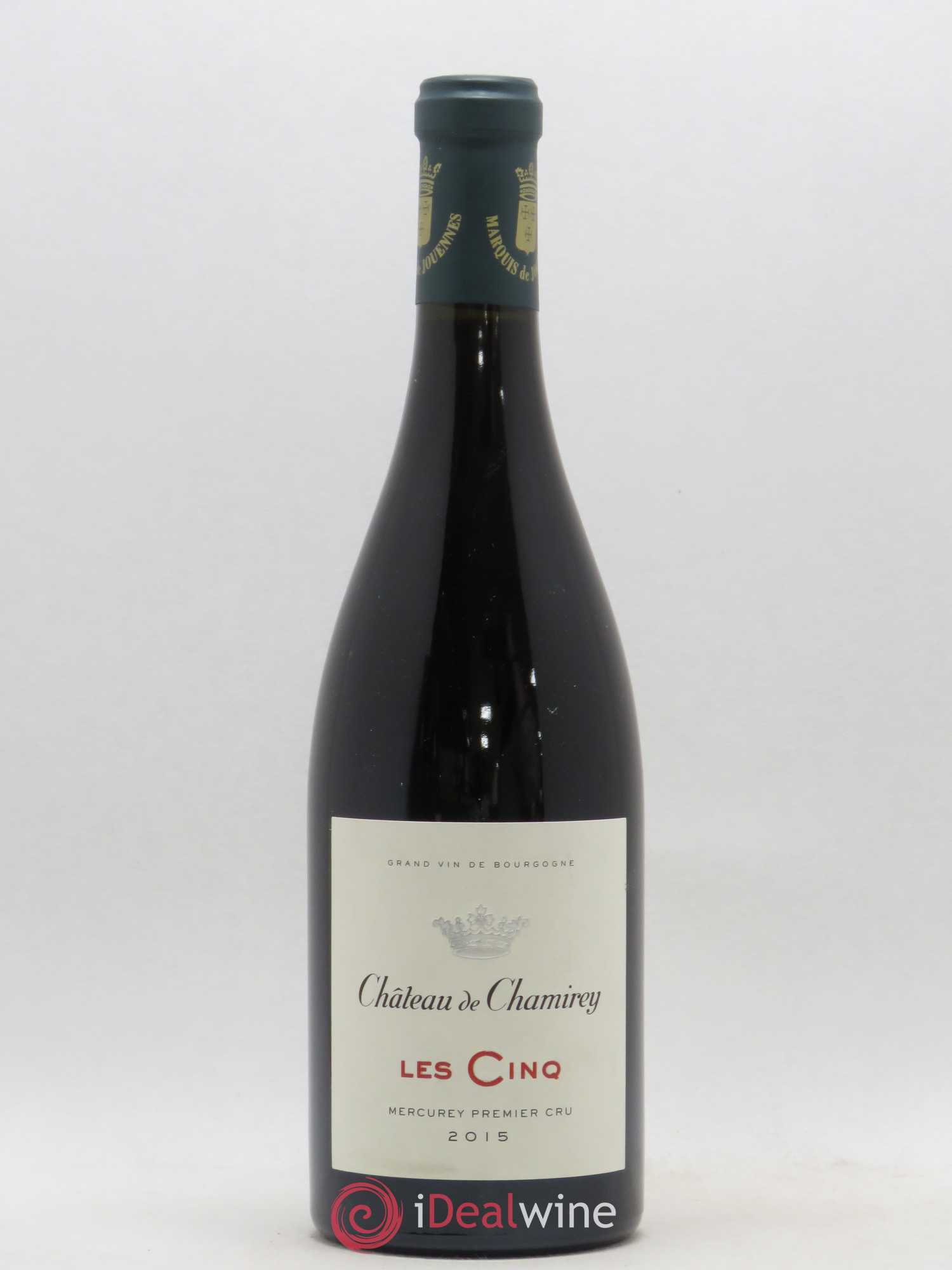 Mercurey 1er Cru Les Cinq Château de Chamirey 2015 - Lot de 1 bouteille - 0