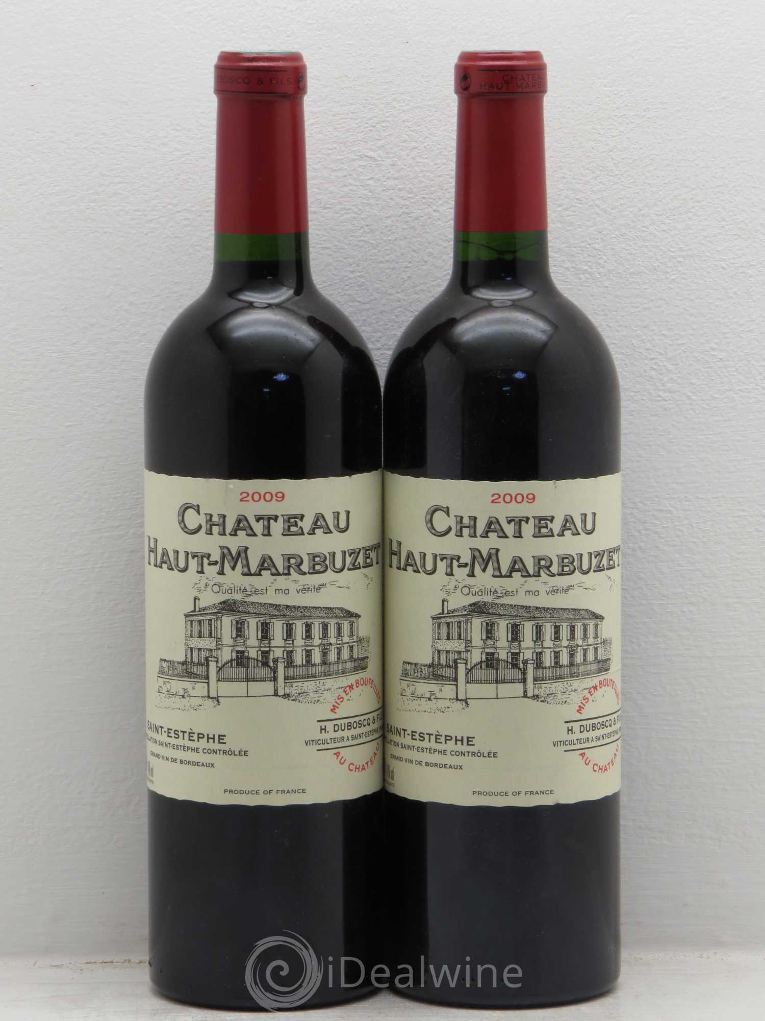 Château Haut Marbuzet 2009 - Lot de 2 bouteilles - 0