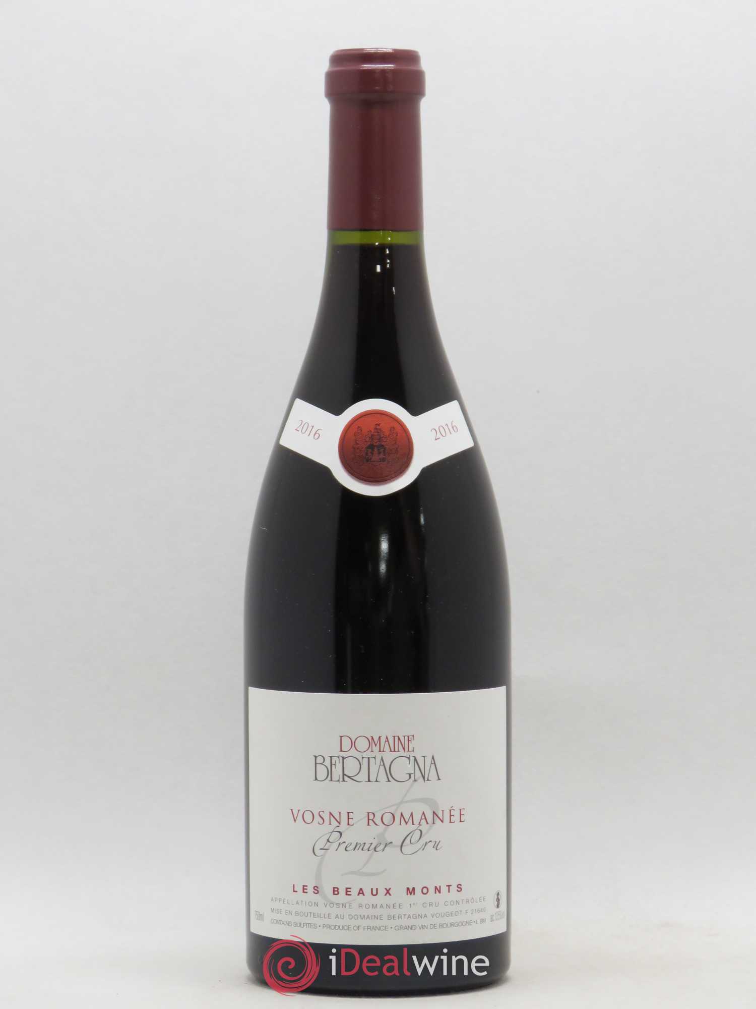 Vosne-Romanée 1er Cru Les Beaux-Monts Bertagna 2016 - Lot de 1 bouteille - 0