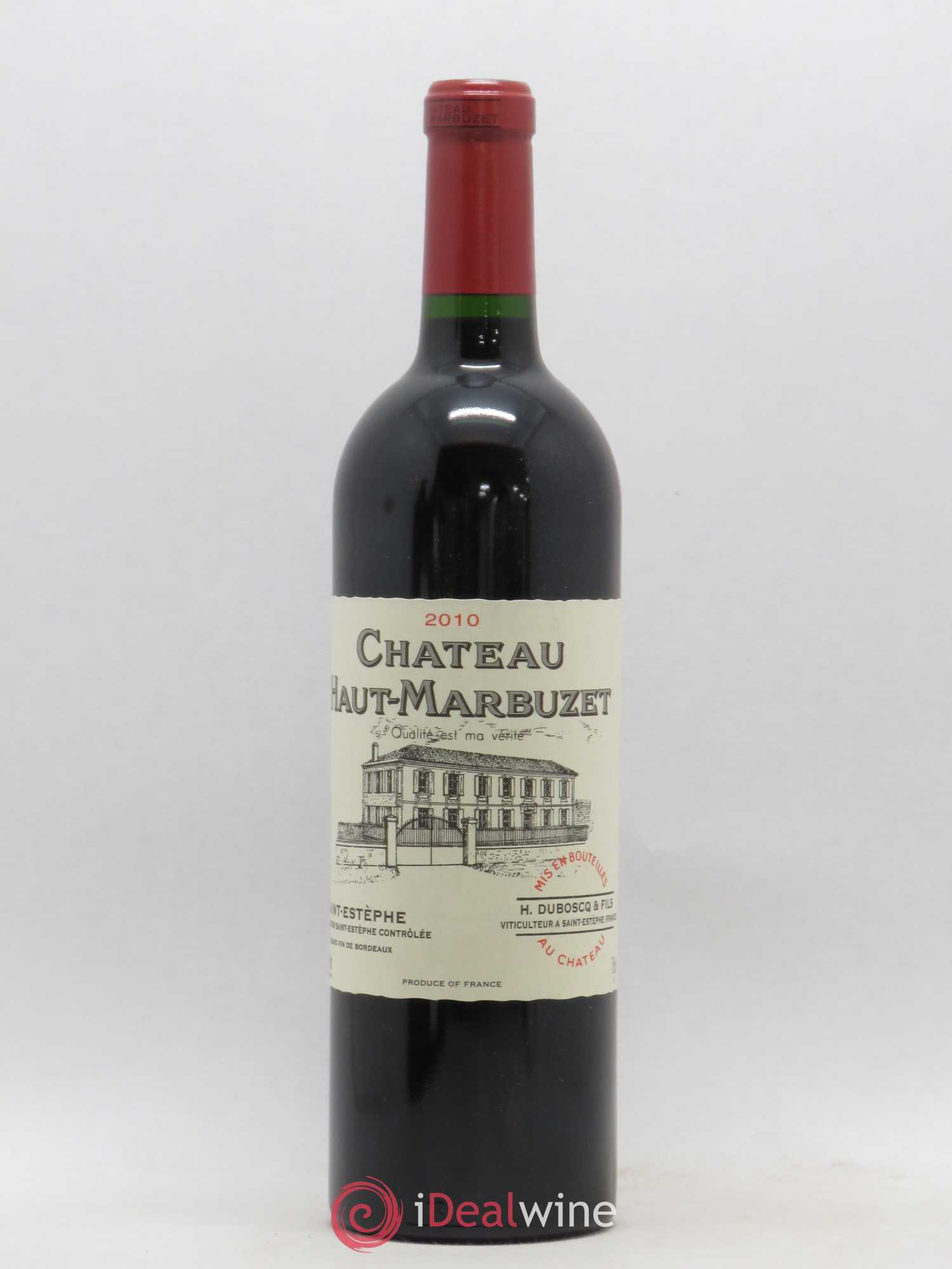 Château Haut Marbuzet 2010 - Lot de 1 bouteille - 0