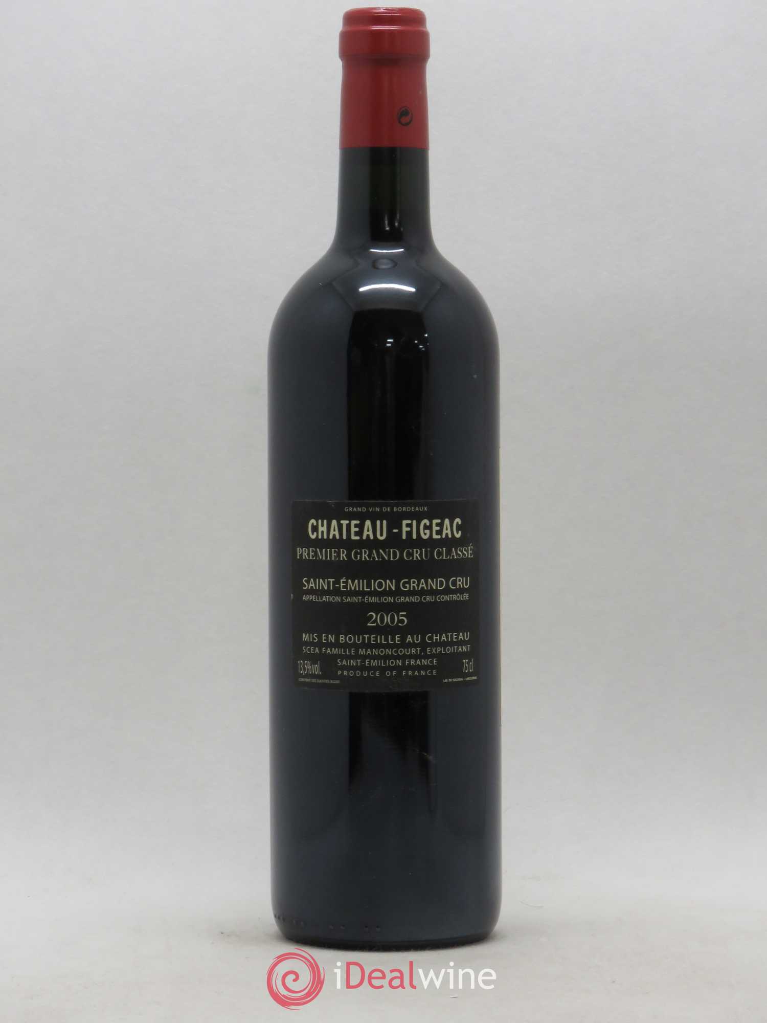 Château Figeac 1er Grand Cru Classé A 2005 - Lot de 1 bouteille - 1