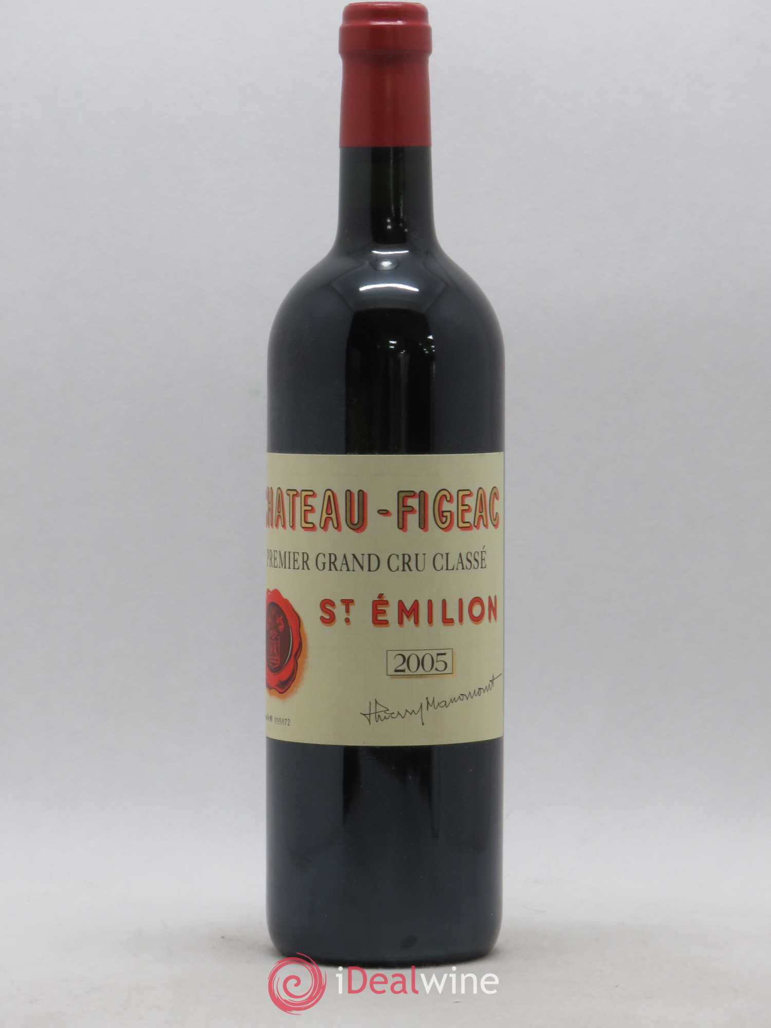 Château Figeac 1er Grand Cru Classé A 2005 - Lot de 1 bouteille - 0