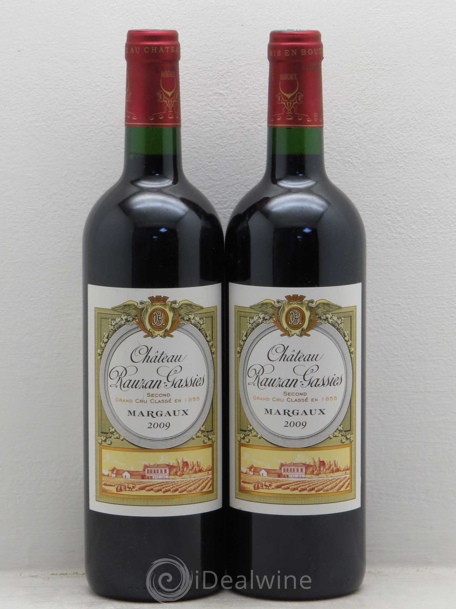 Château Rauzan-Gassies 2ème Grand Cru Classé 2009 - Lot de 2 bouteilles - 0